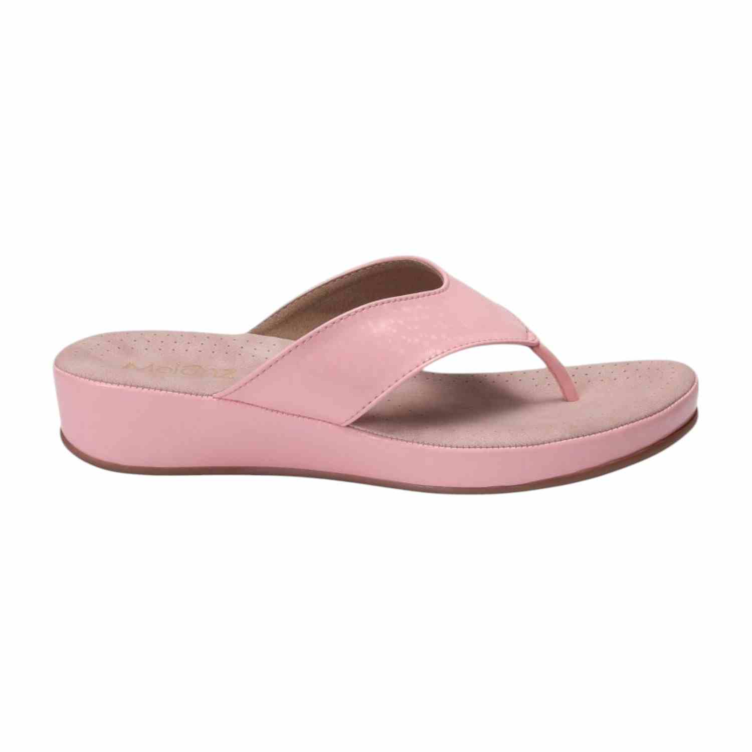 Women Peach Thong Casual Flat