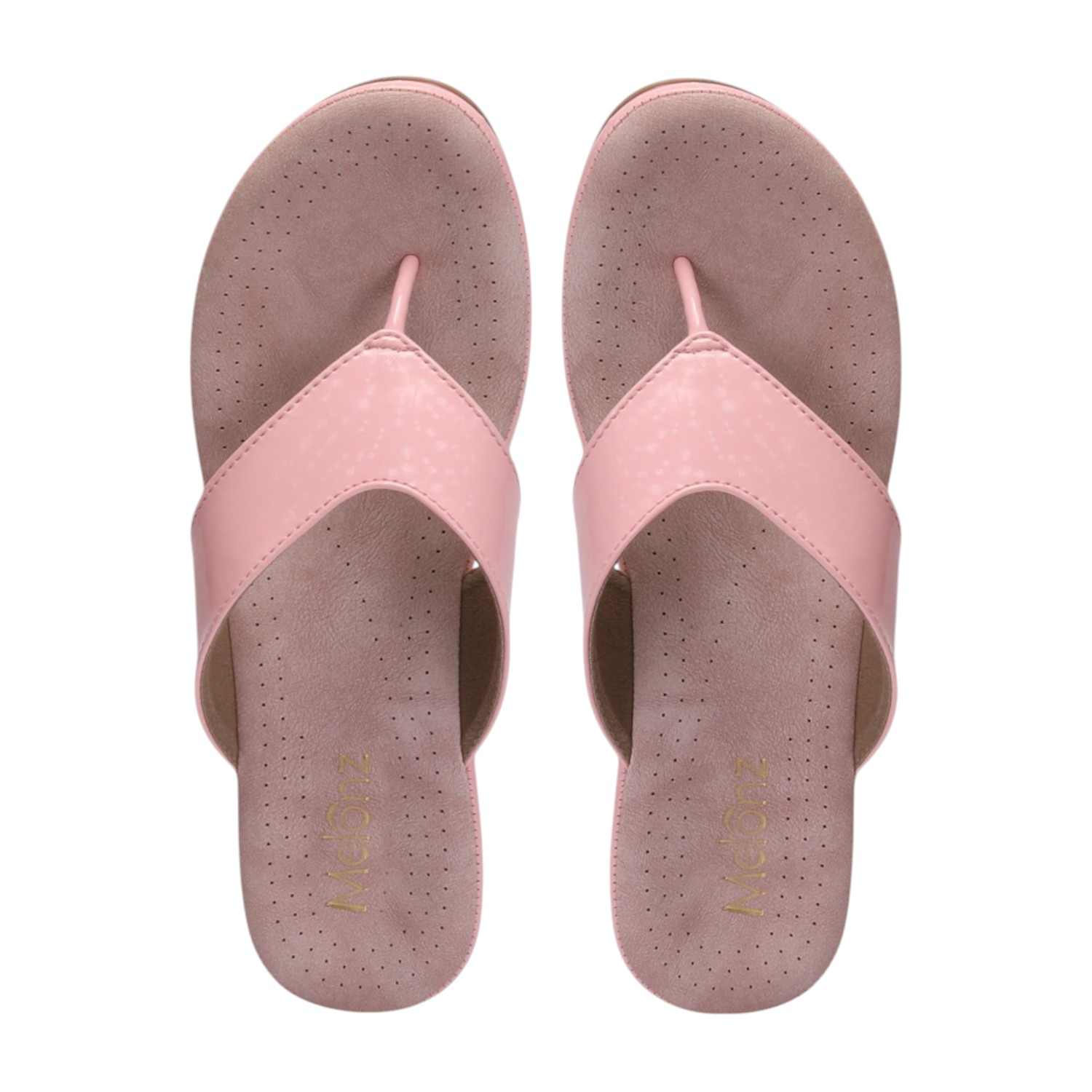 Women Peach Thong Casual Flat