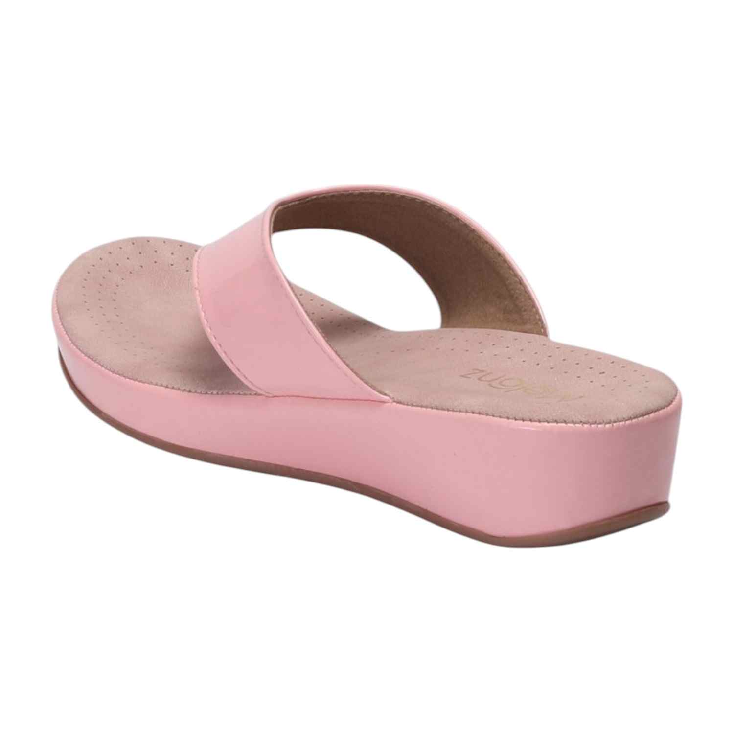 Women Peach Thong Casual Flat