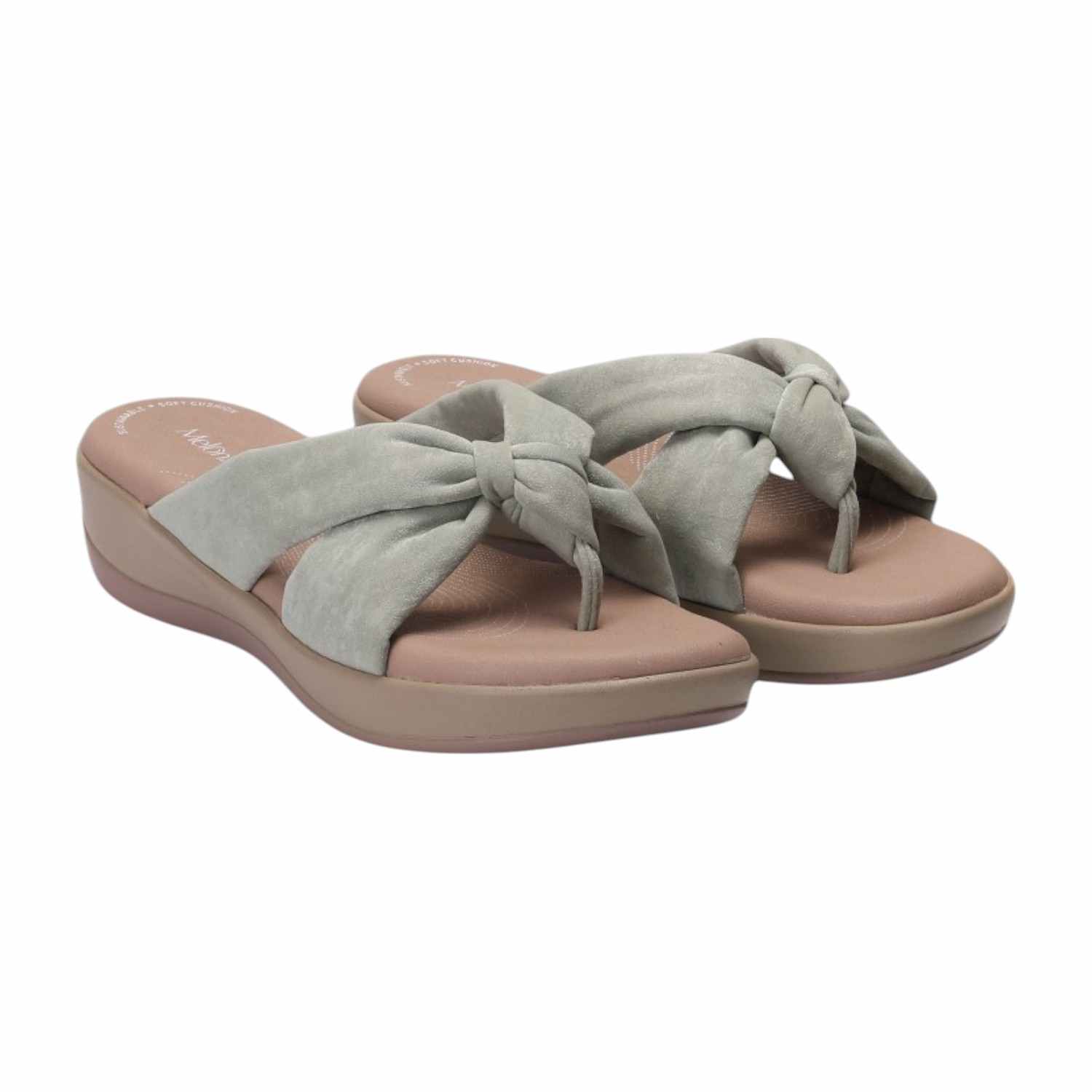 Women Green  Casual Wedges