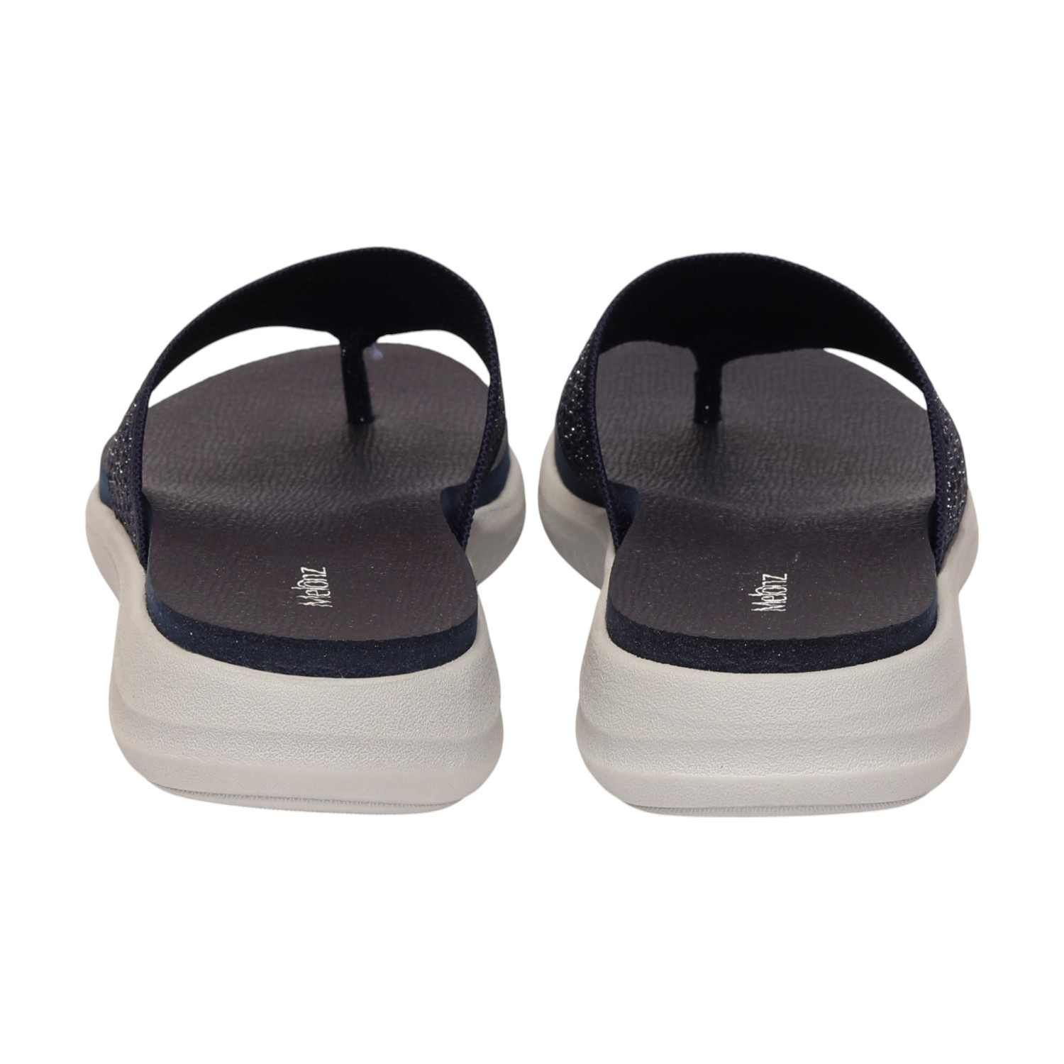 Women Blue Casual Flat Thong