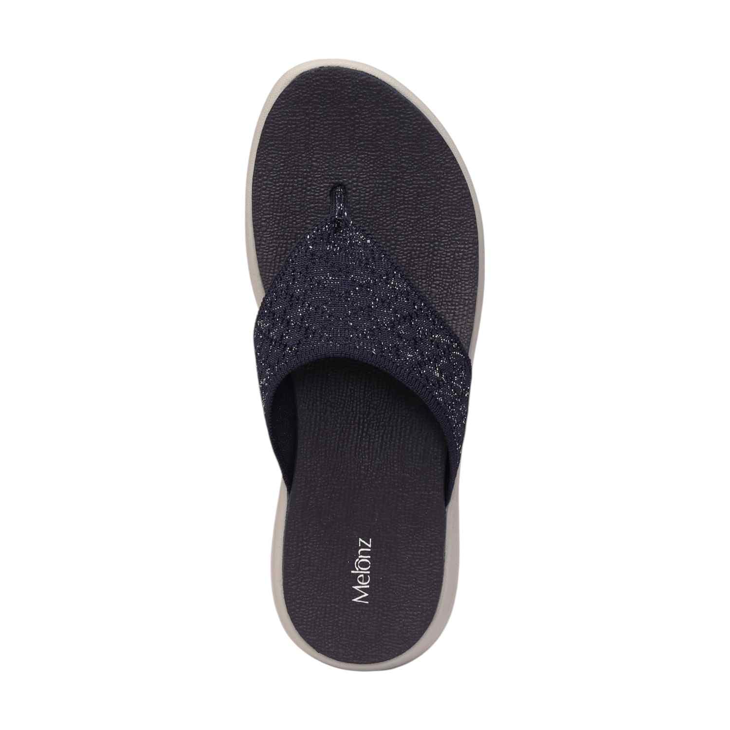 Women Blue Casual Flat Thong