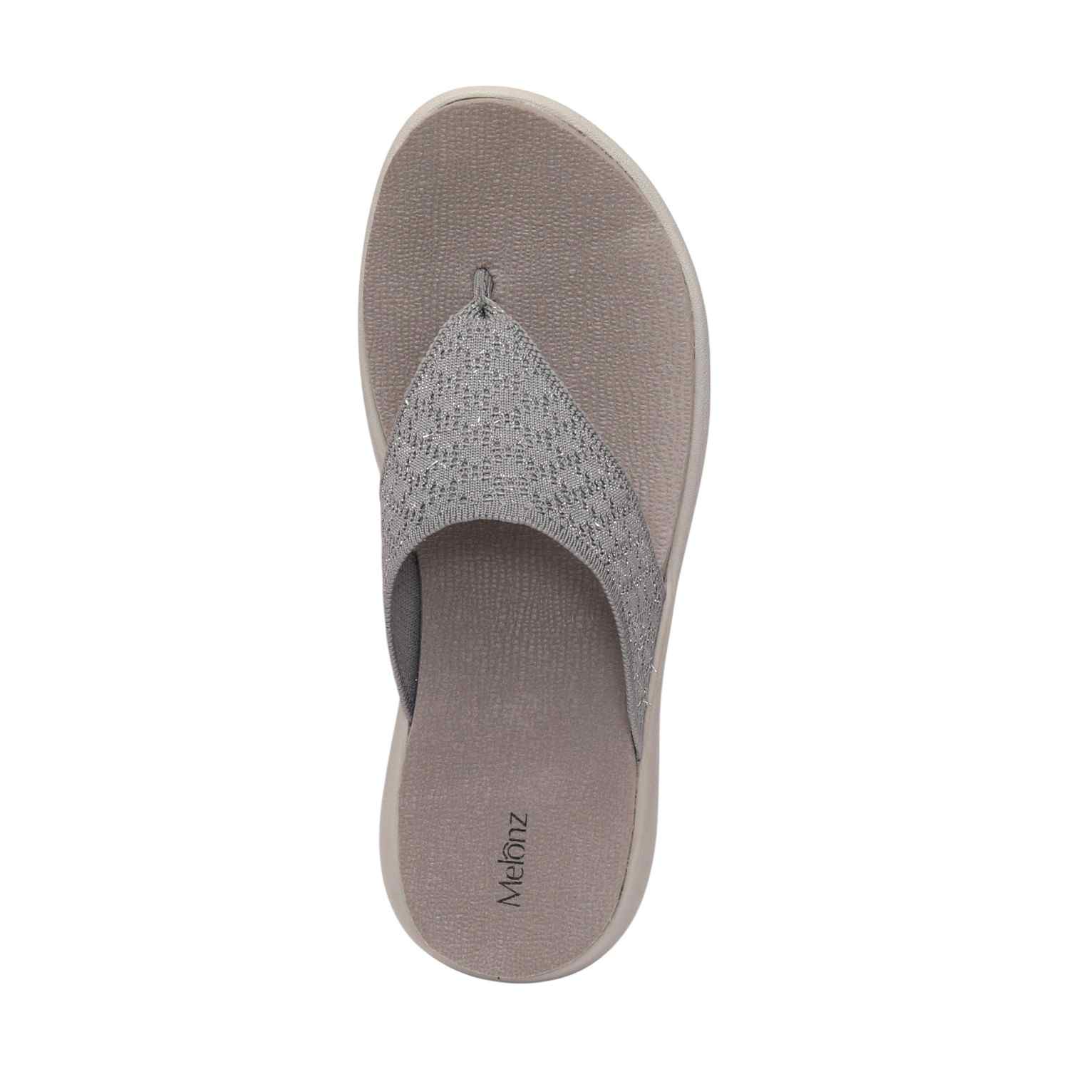 Women Dark Grey Casual Flat Thong