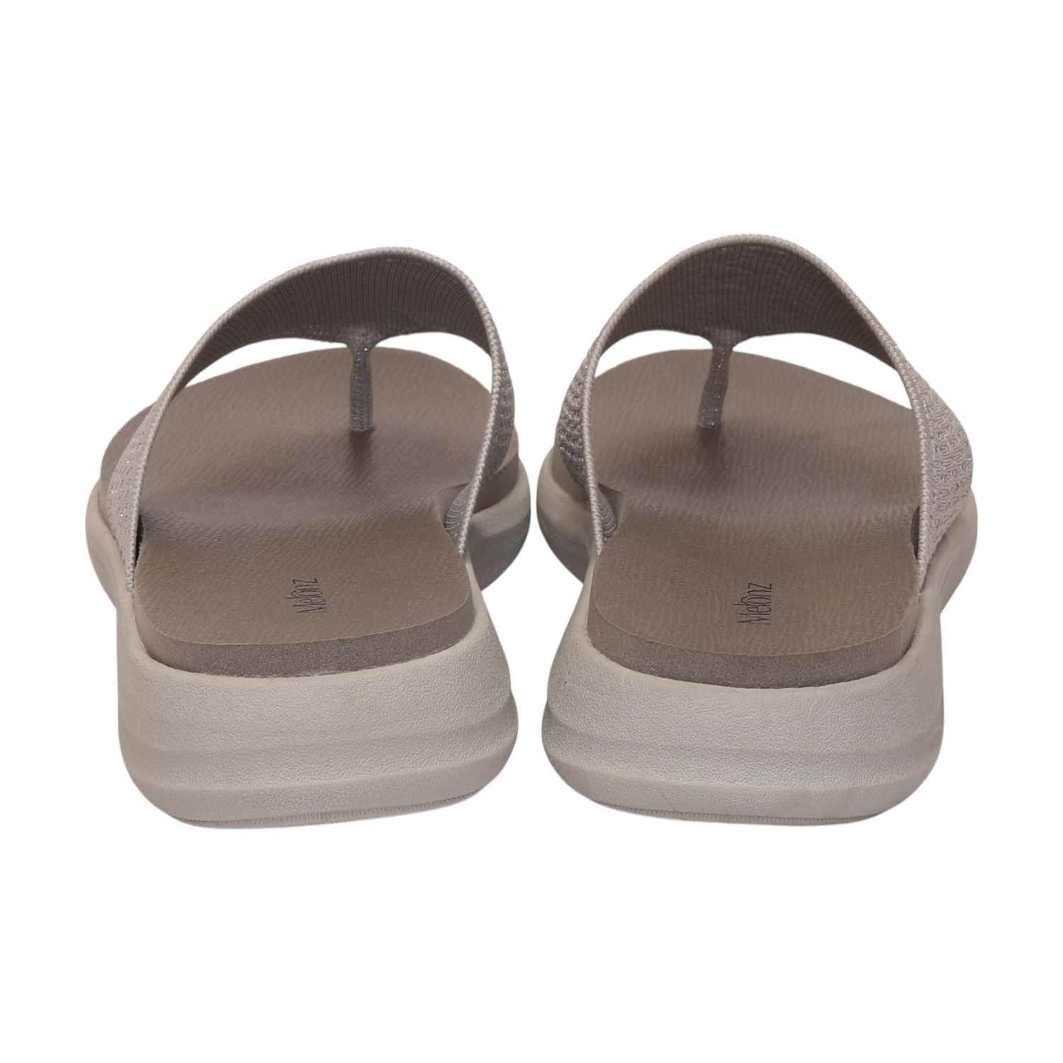 Women Light Grey Casual Flat Thong