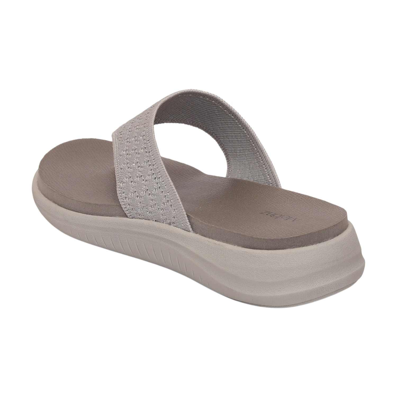 Women Light Grey Casual Flat Thong