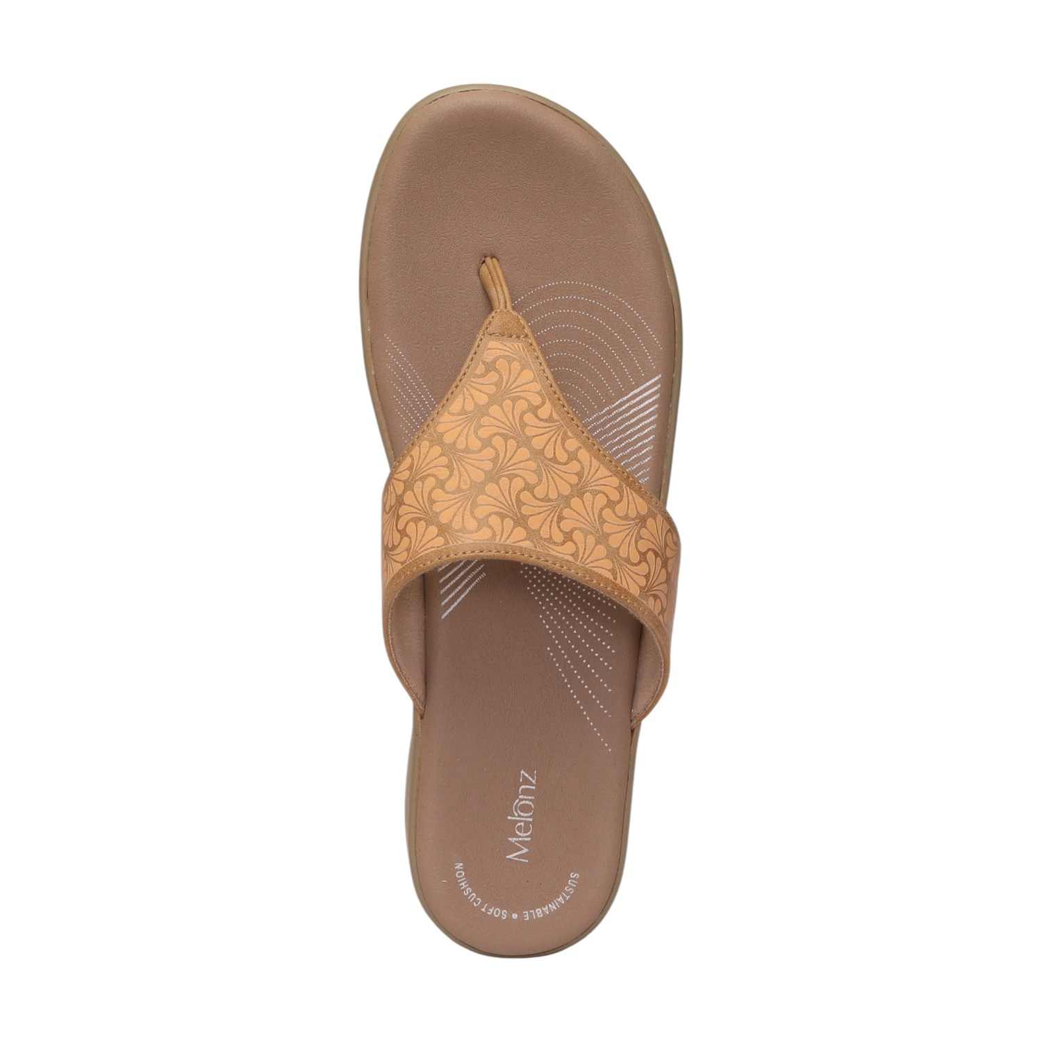 Women Beige Casual Flat Thong
