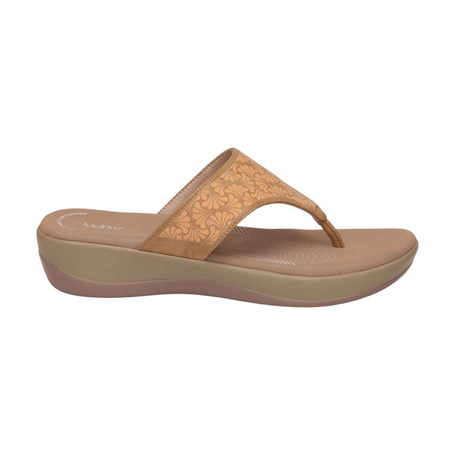 Women Beige Casual Flat Thong