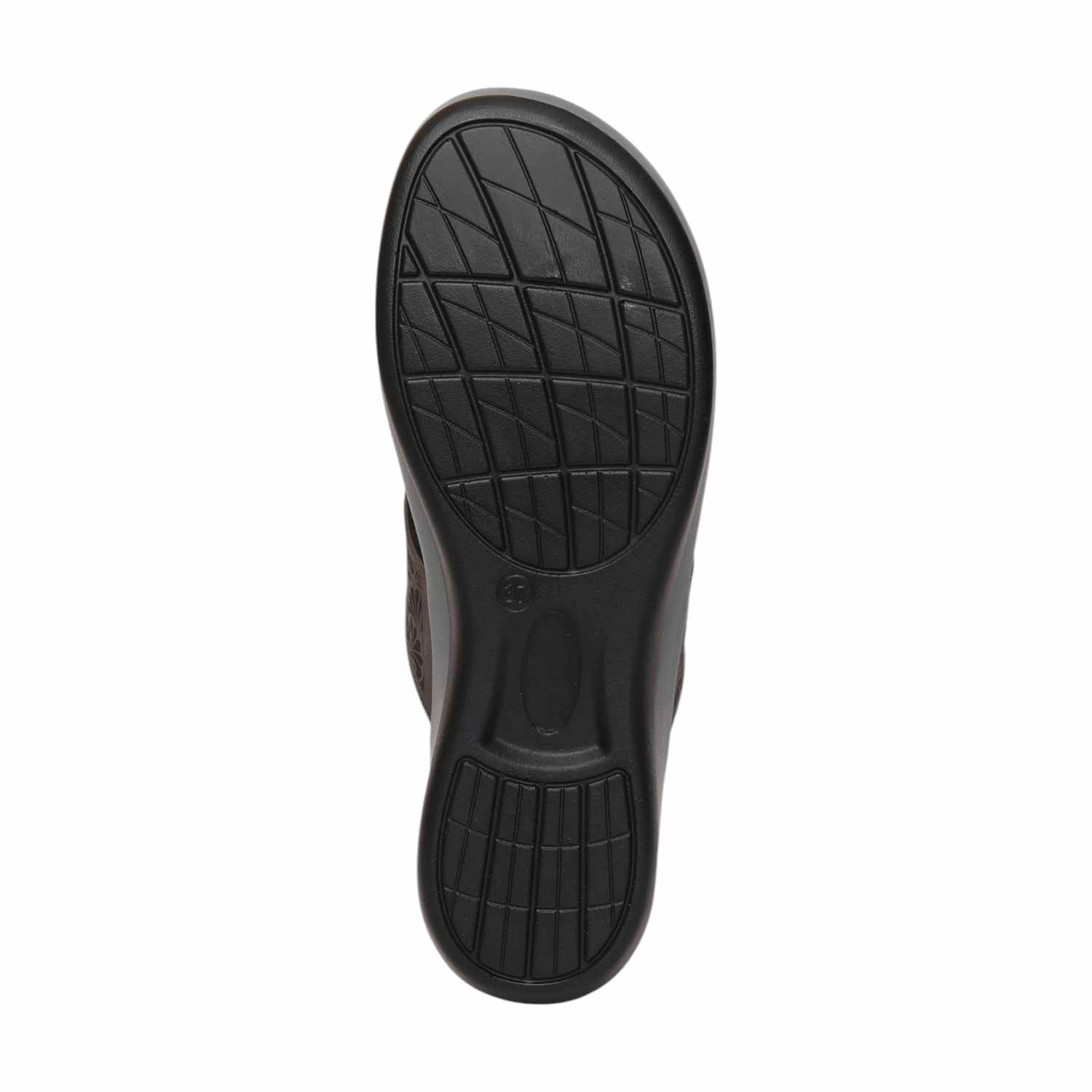 Women Dark Grey Casual Flat Thong