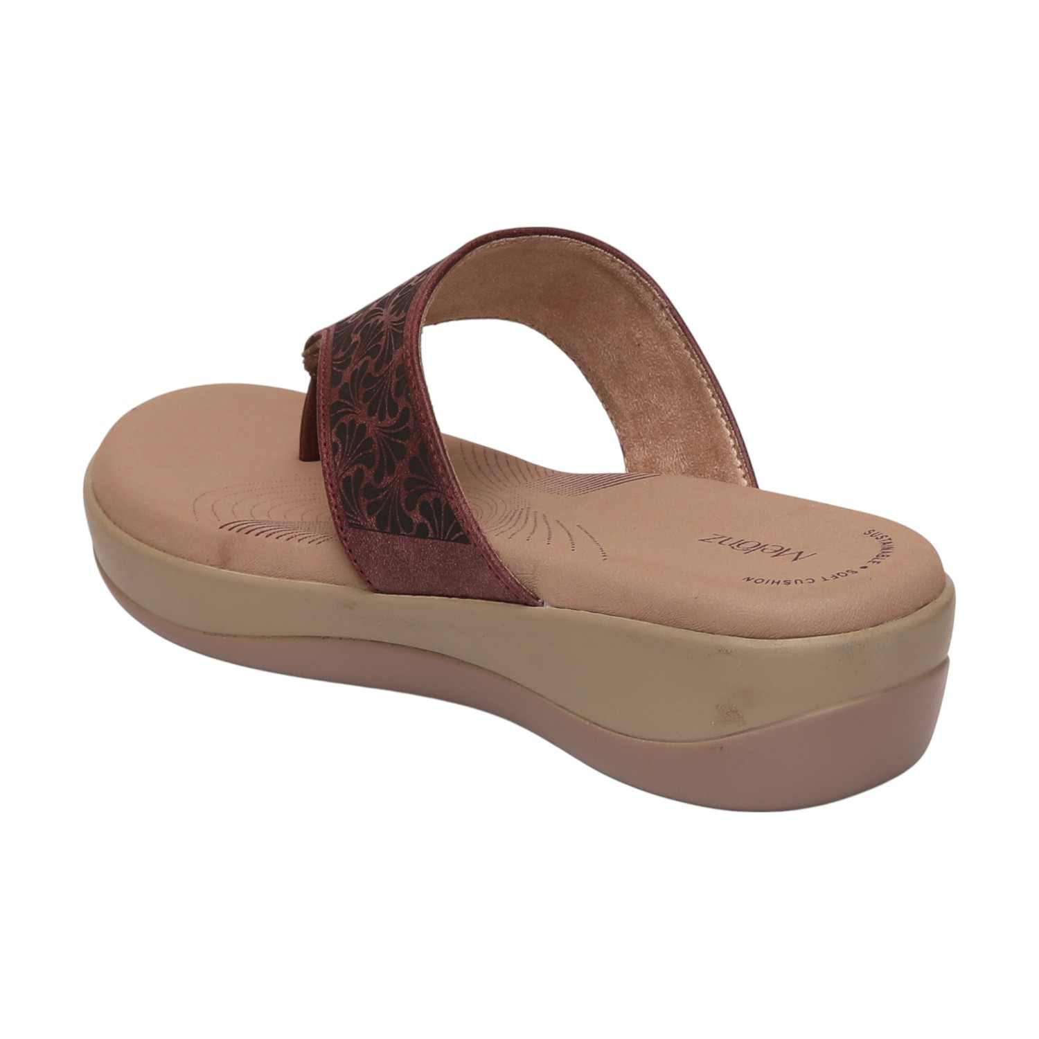 Women Light brown Casual Flat Thong