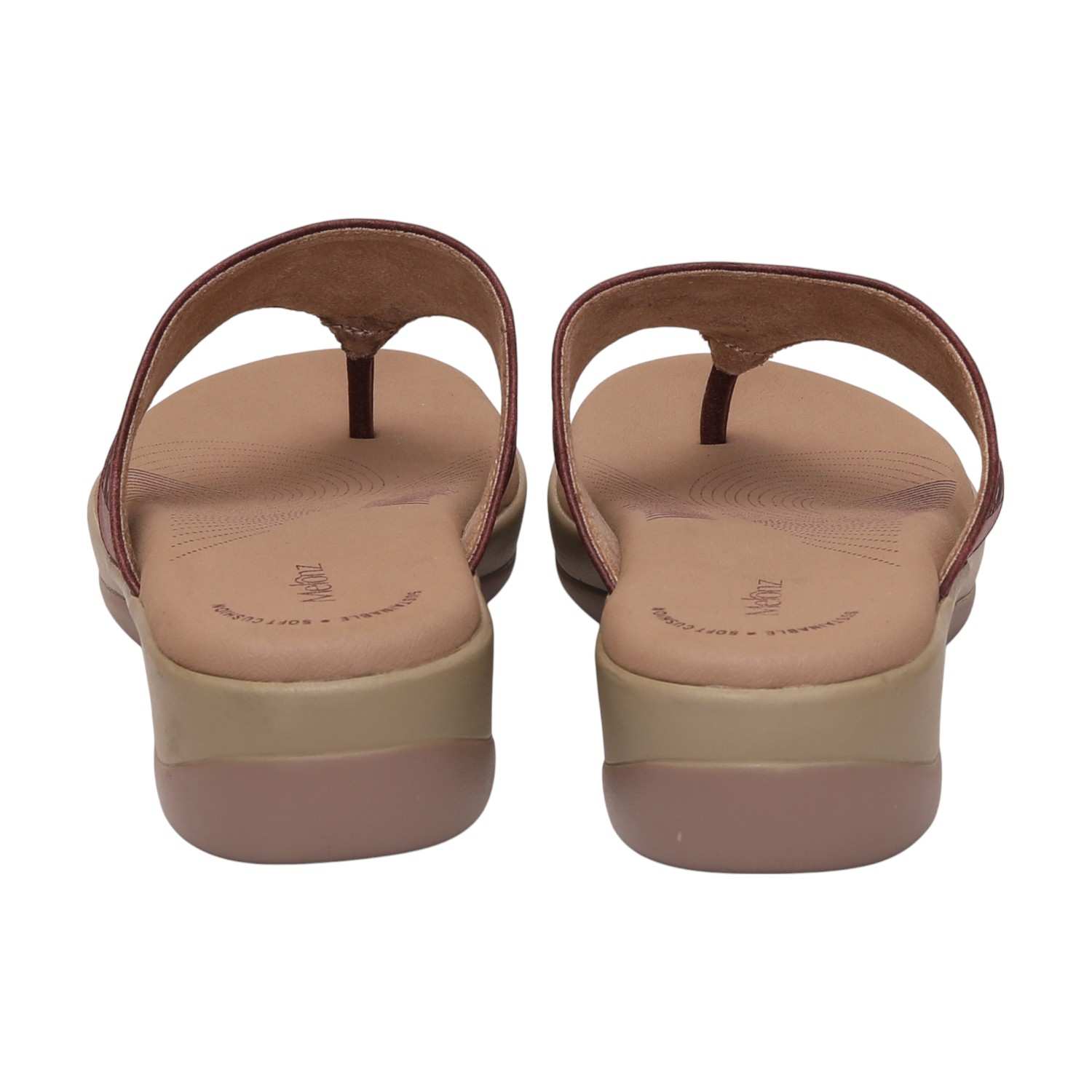 Women Light brown Casual Flat Thong