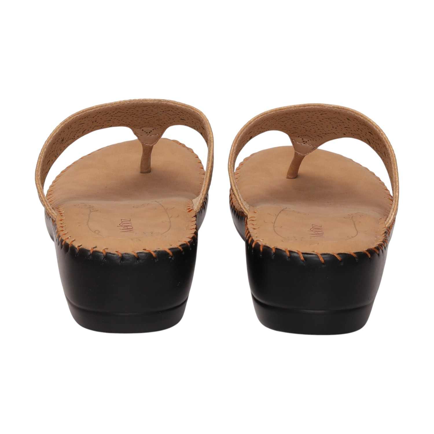 Women Beige Casual Flat Thong