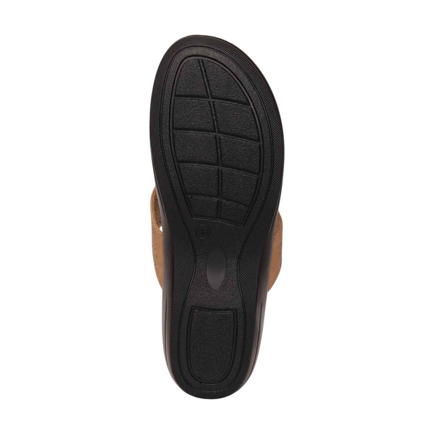 Women Beige Casual Flat Thong