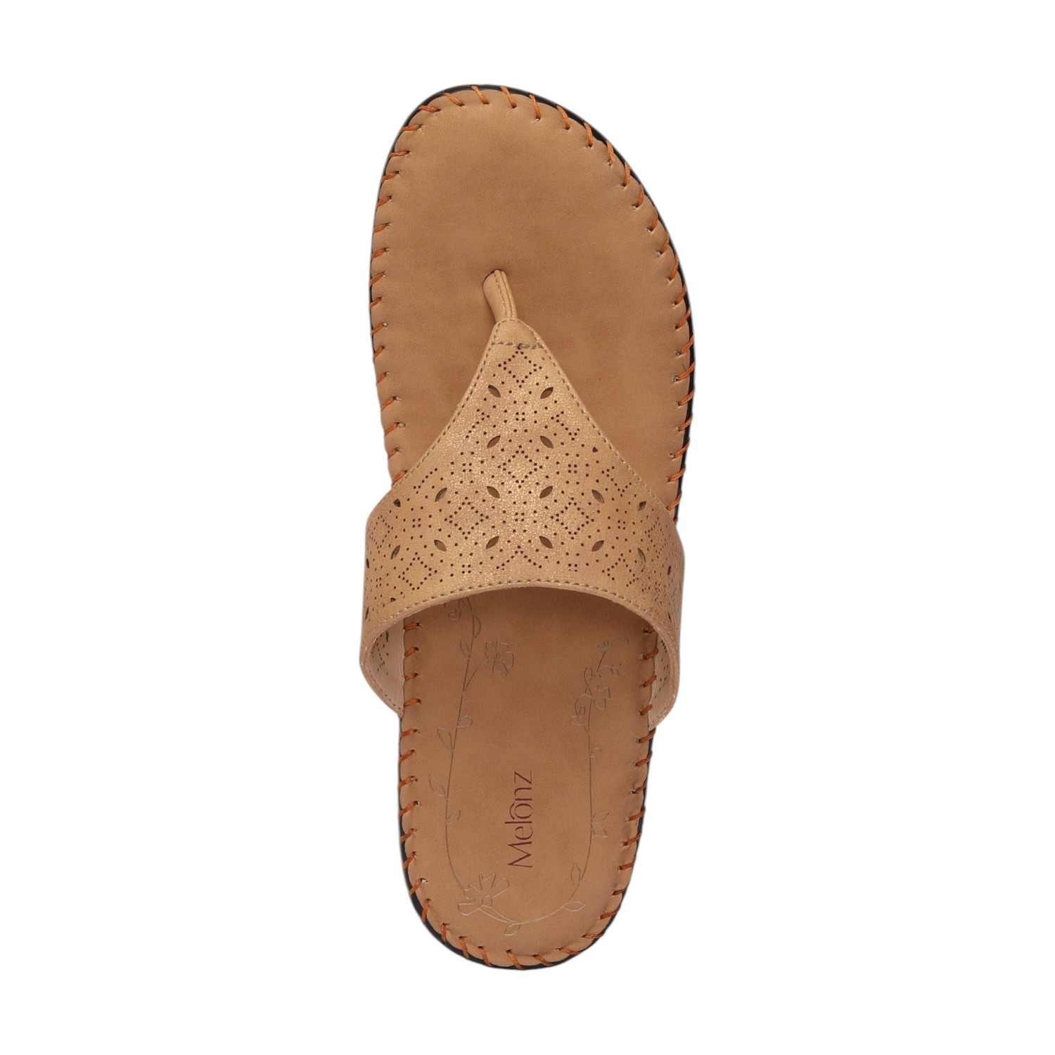 Women Beige Casual Flat Thong