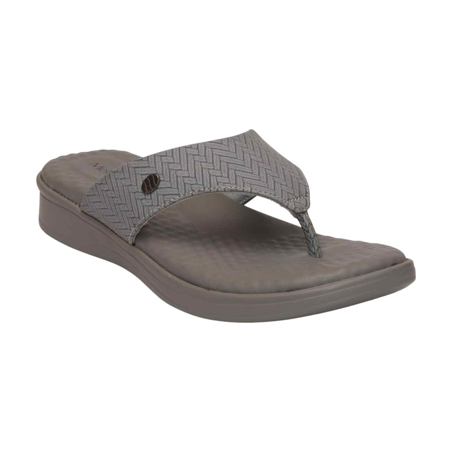 Women Grey Casual Flat Thong