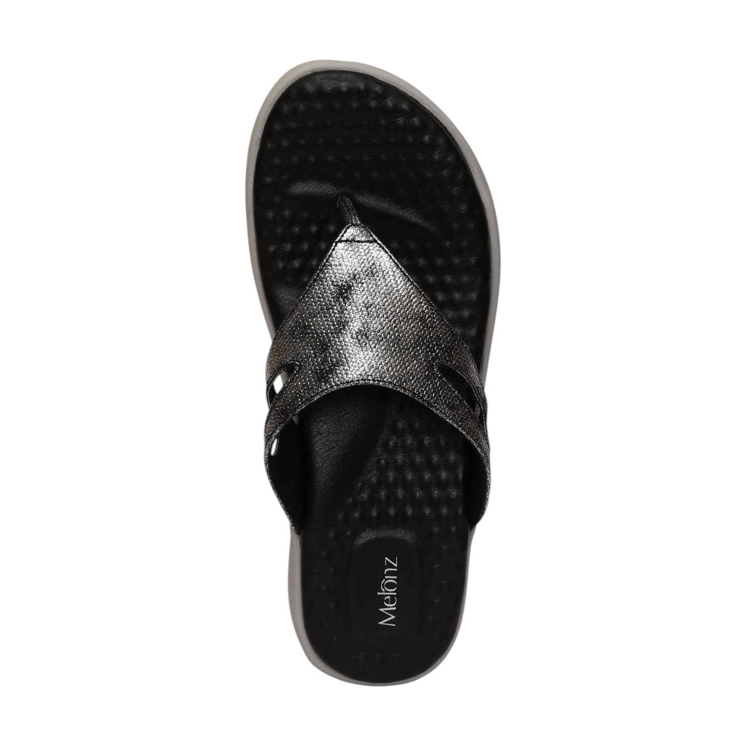 Women Black Casual Flat Thong