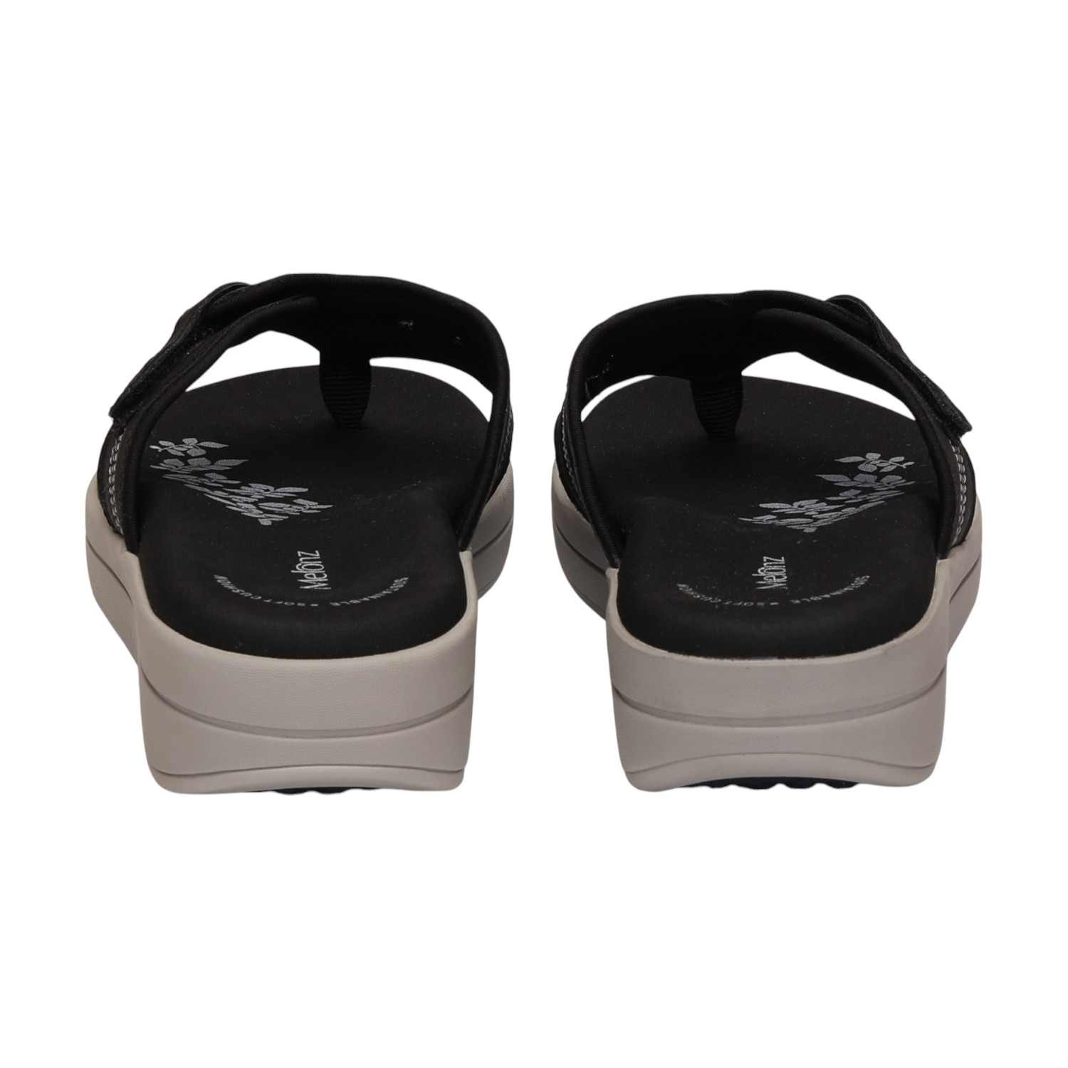 Women Black  Casual Wedges