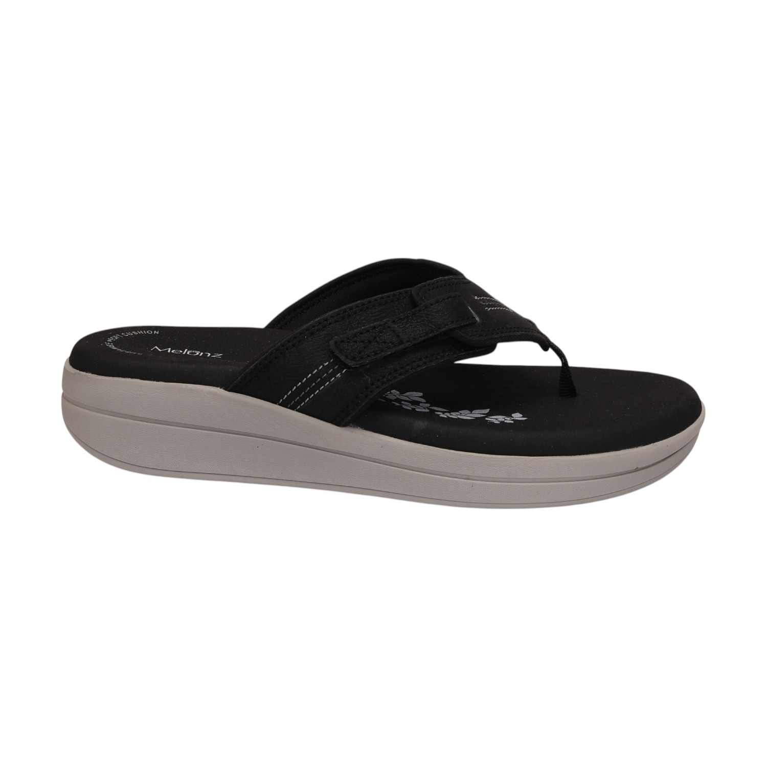 Women Black  Casual Wedges