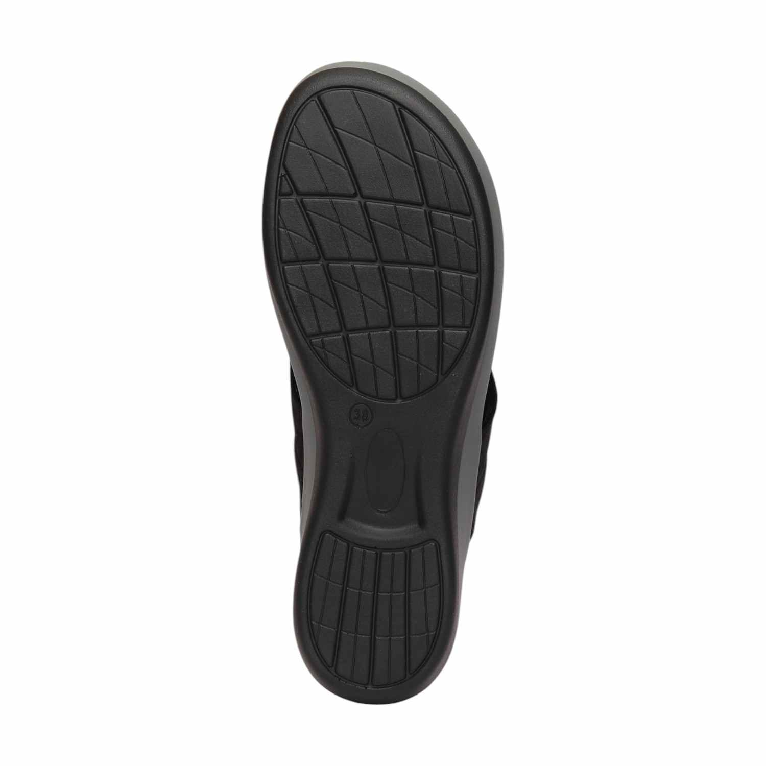 Women Black Casual Flat Thong