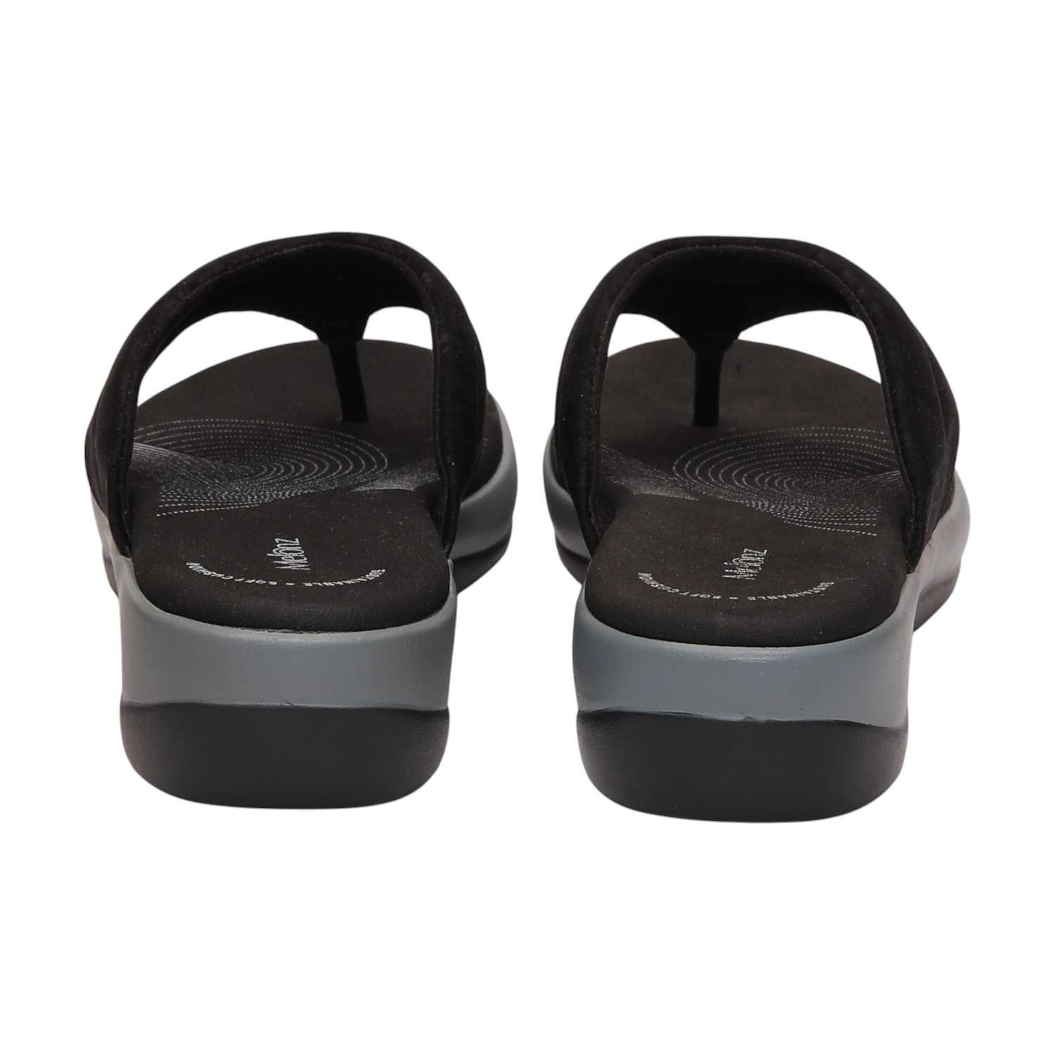 Women Black Casual Flat Thong