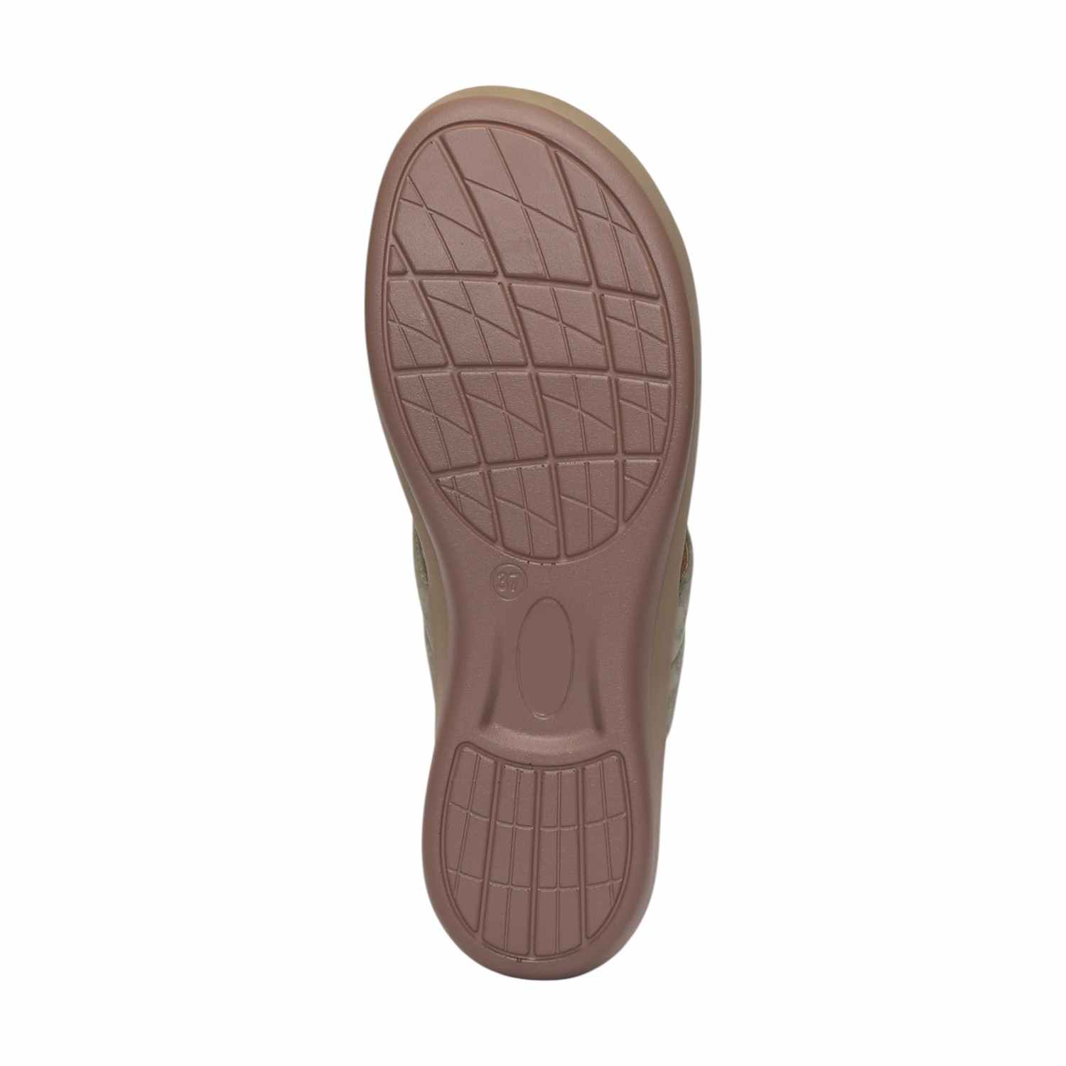 Women Green Casual Flat Thong