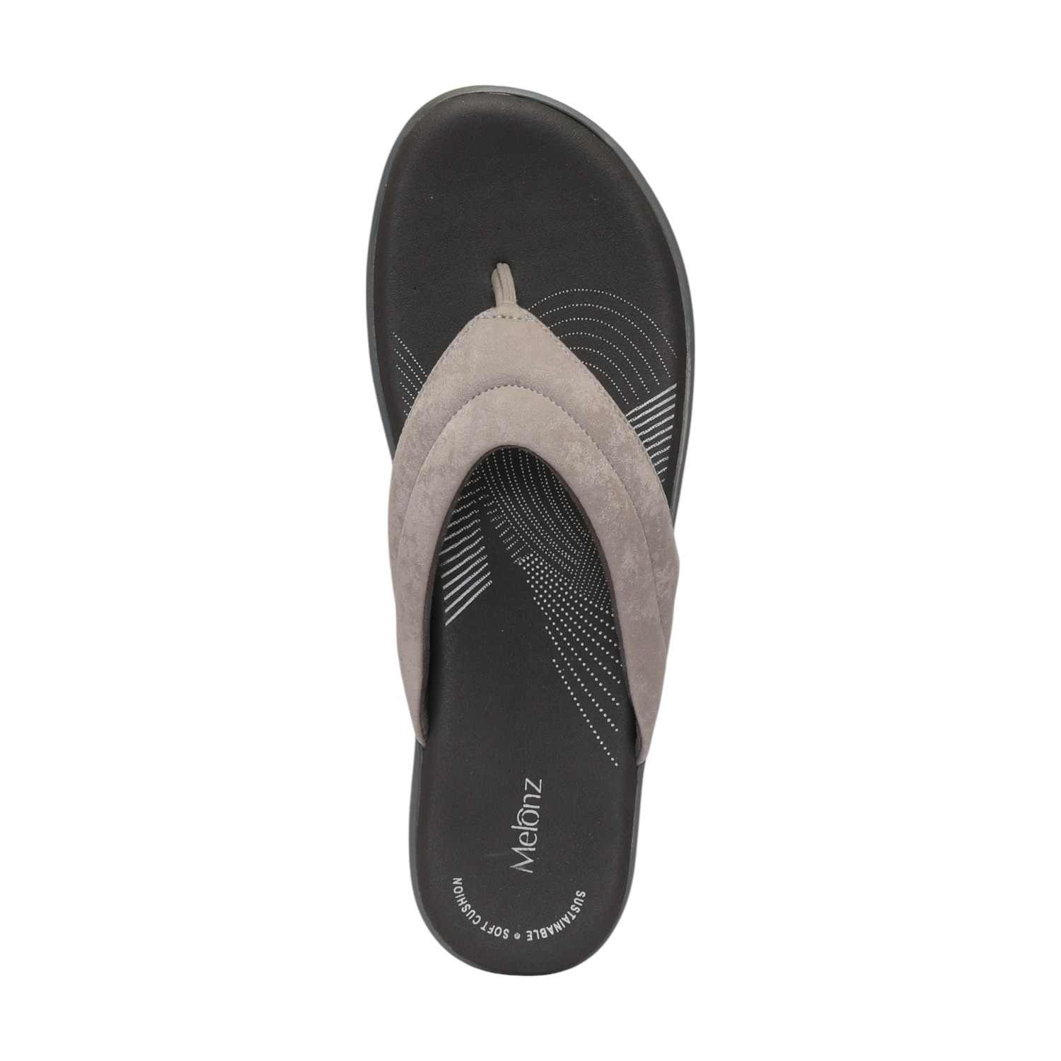 Women Grey Casual Flat Thong