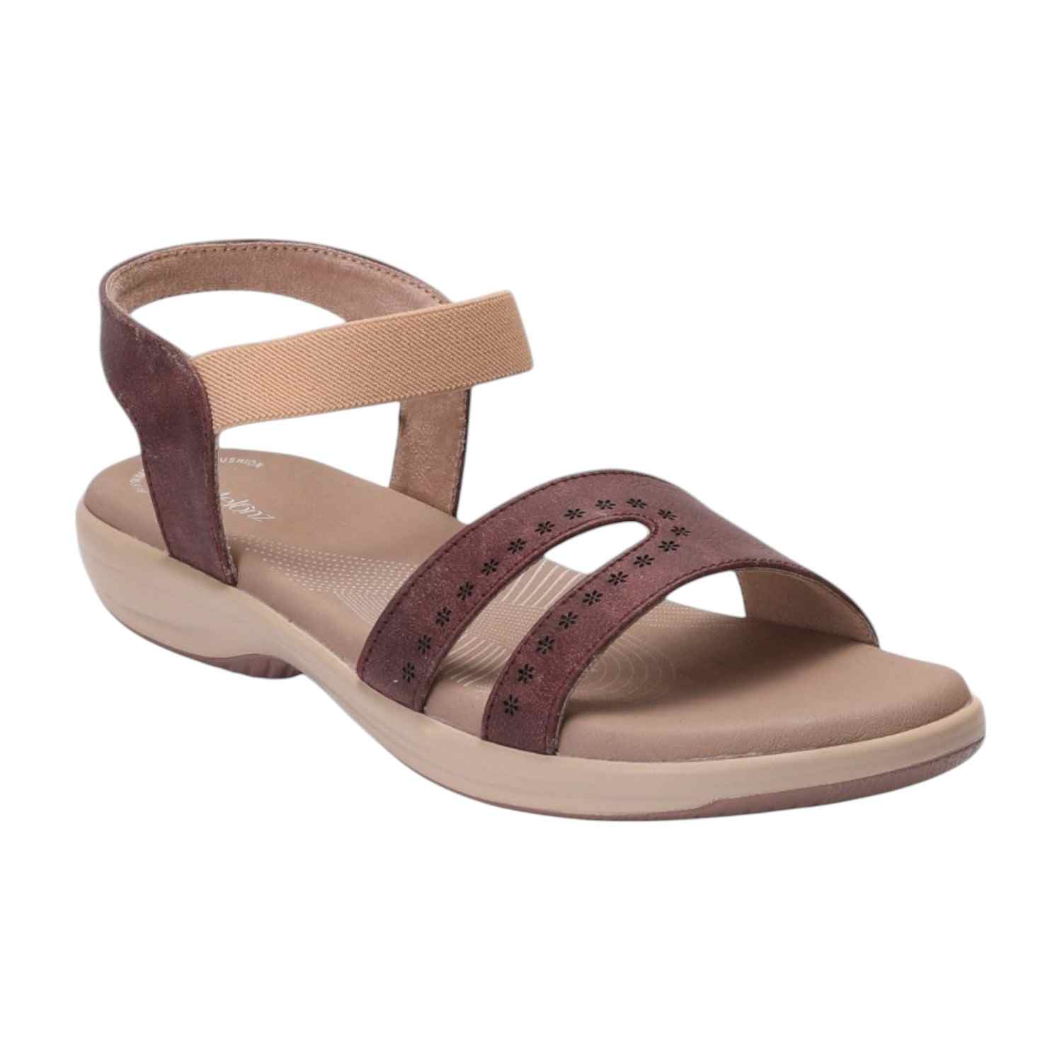 Women Ltbrown Sandals Casual Flat
