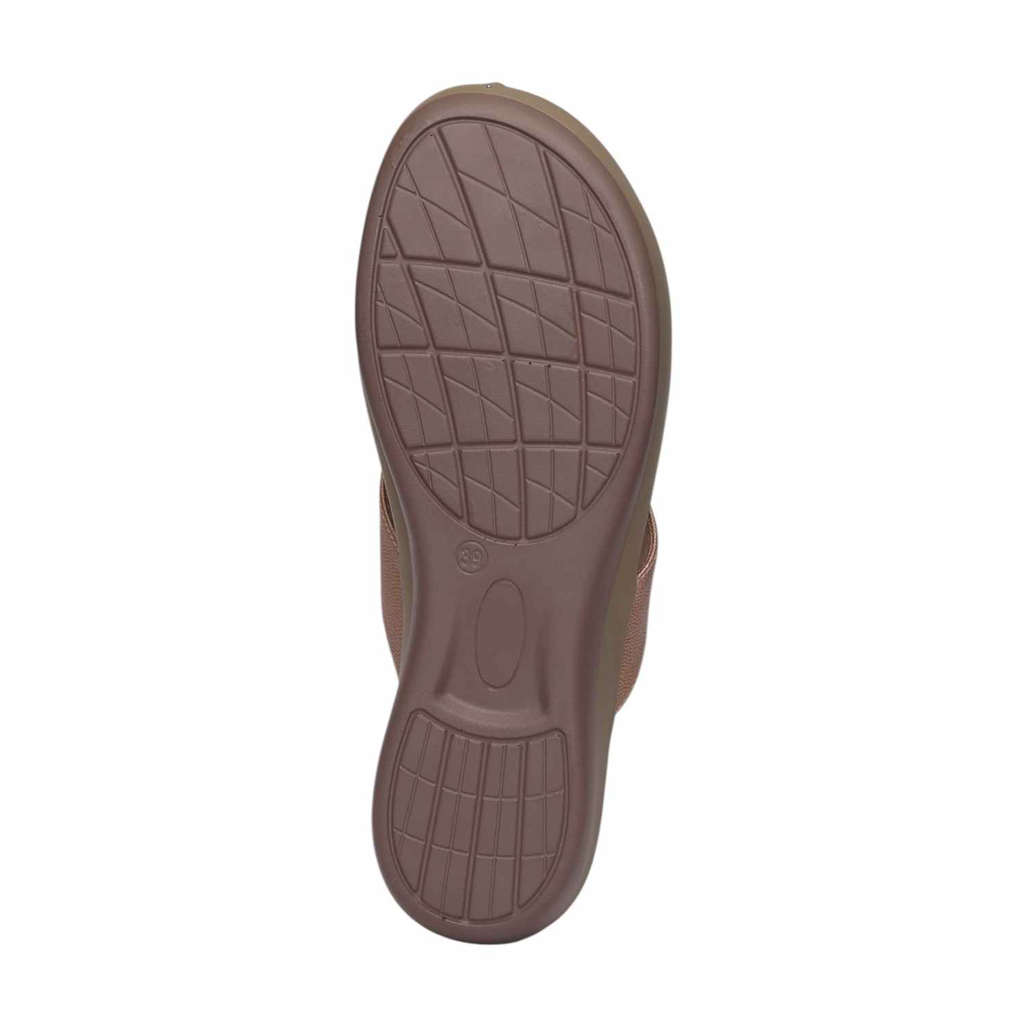 Women Rose Gold Wedges Casual Flat
