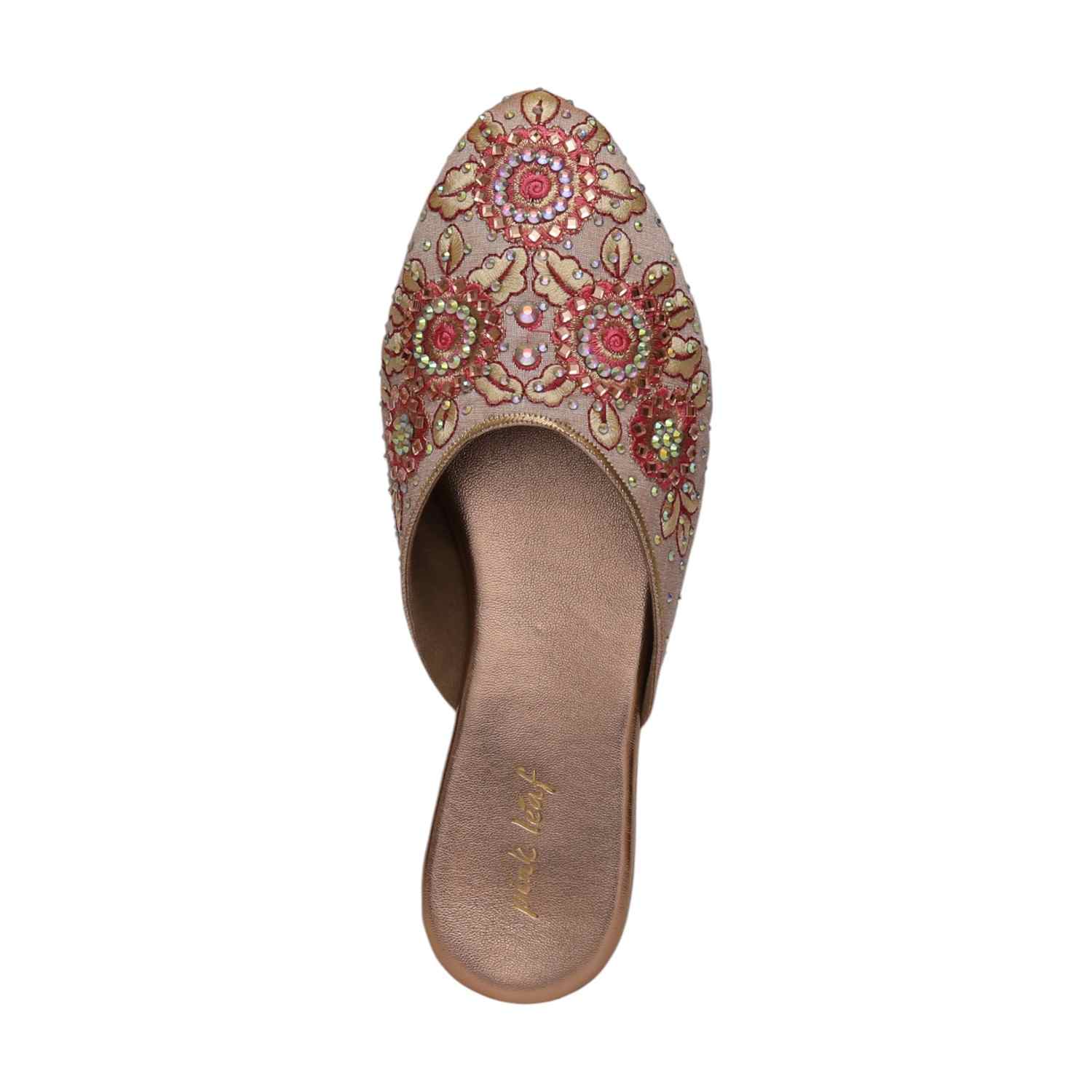 Women Sultan Embroidered Slip-On Mules