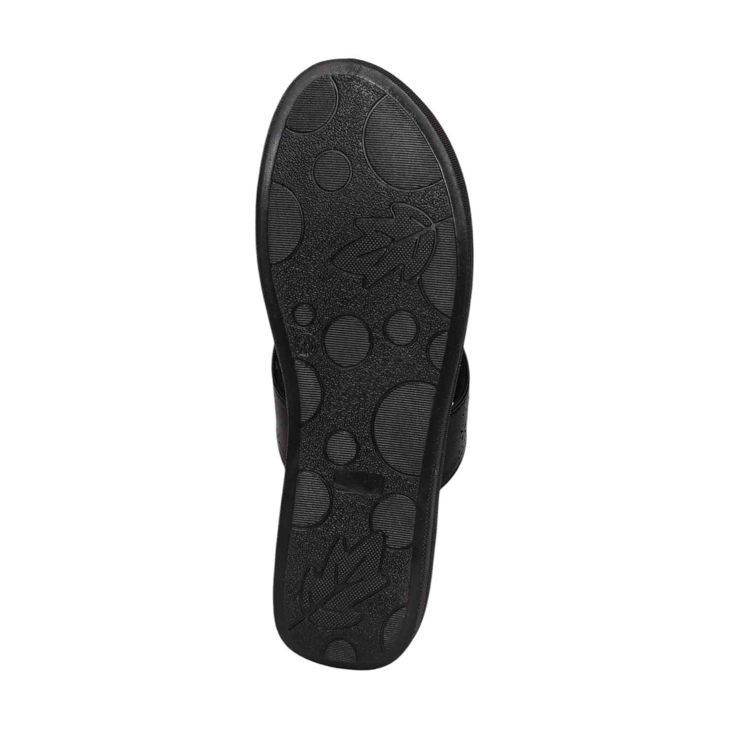 Women Black Thong Fashion Flat
