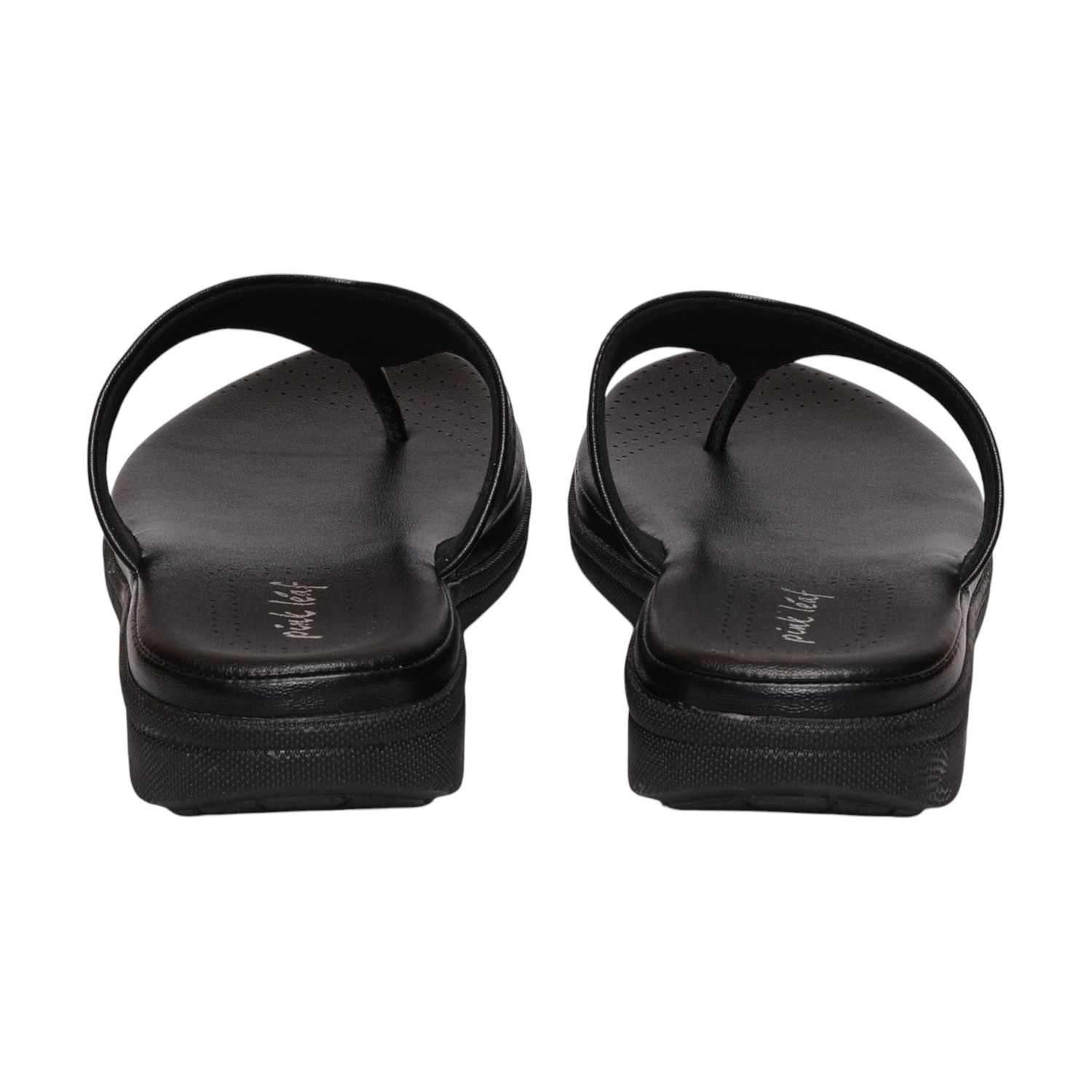 Women Black Thong Fashion Flat