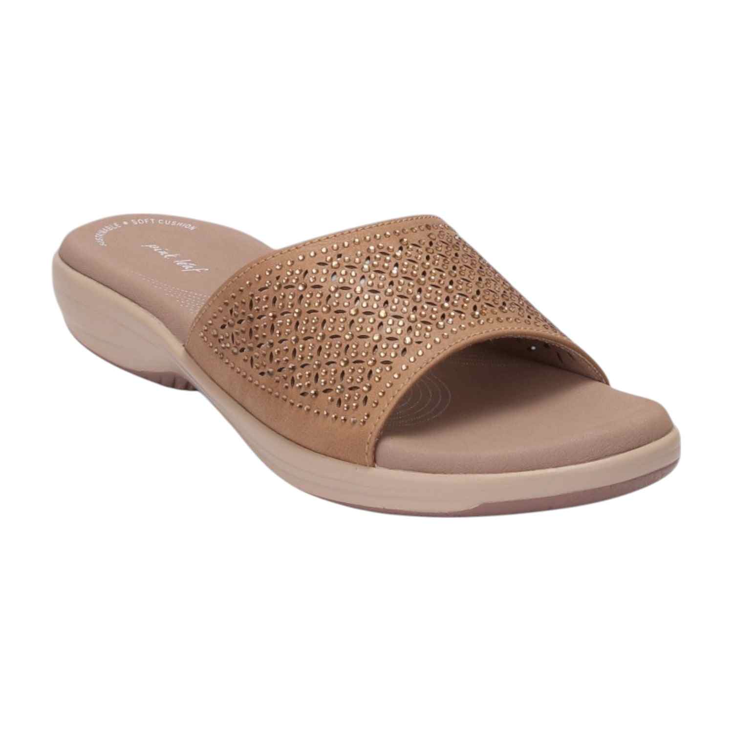 Women Beige Slider Fashion Flat