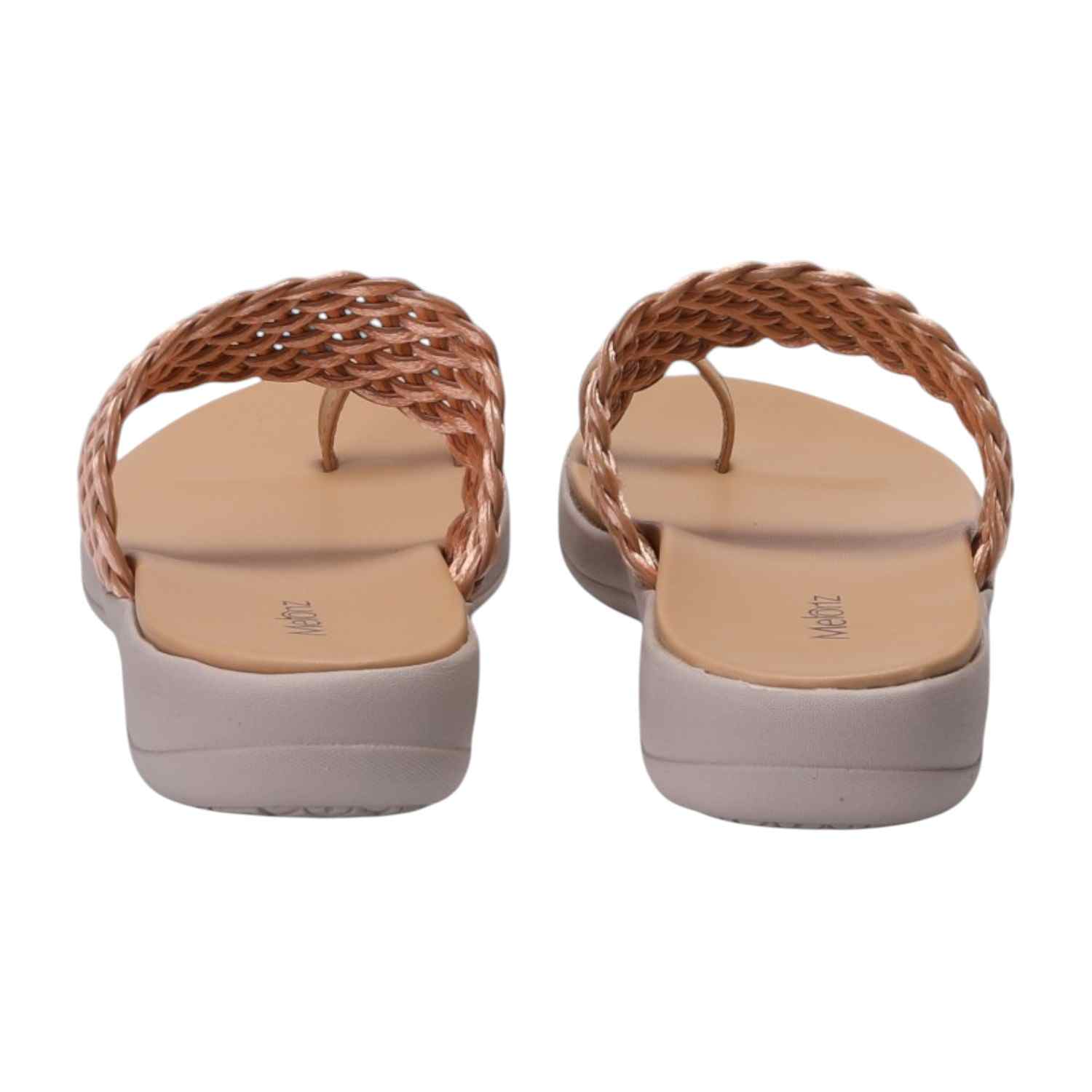 Women Beige Wedges Casual Flat