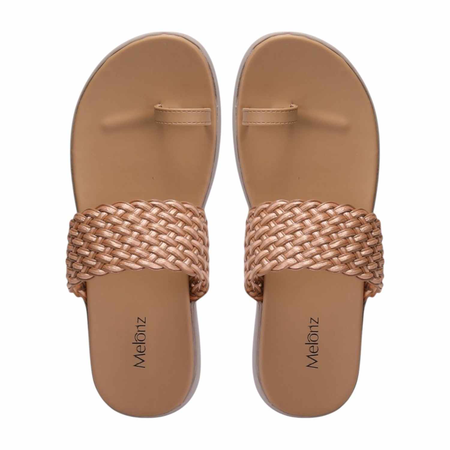 Women Beige Wedges Casual Flat