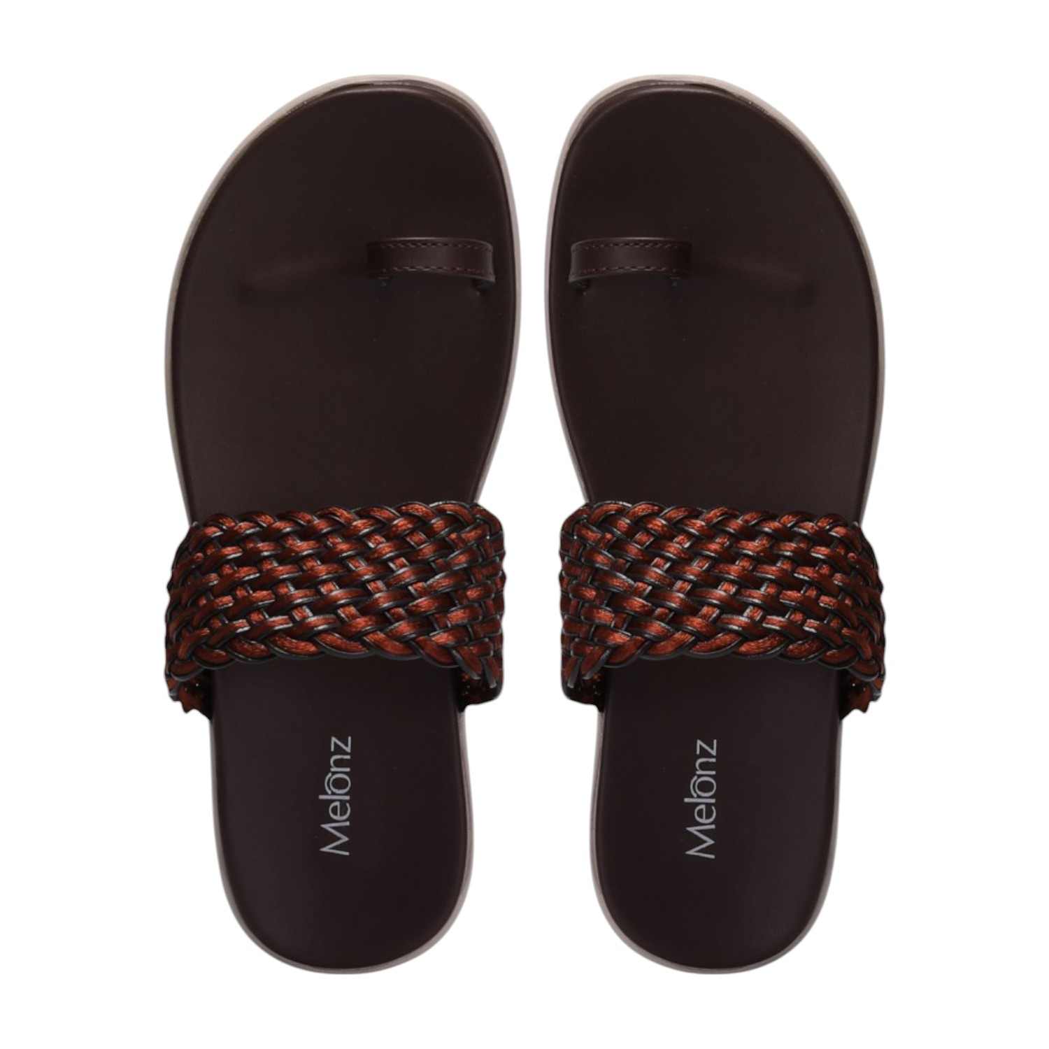 Women Brown Wedges Casual Flat