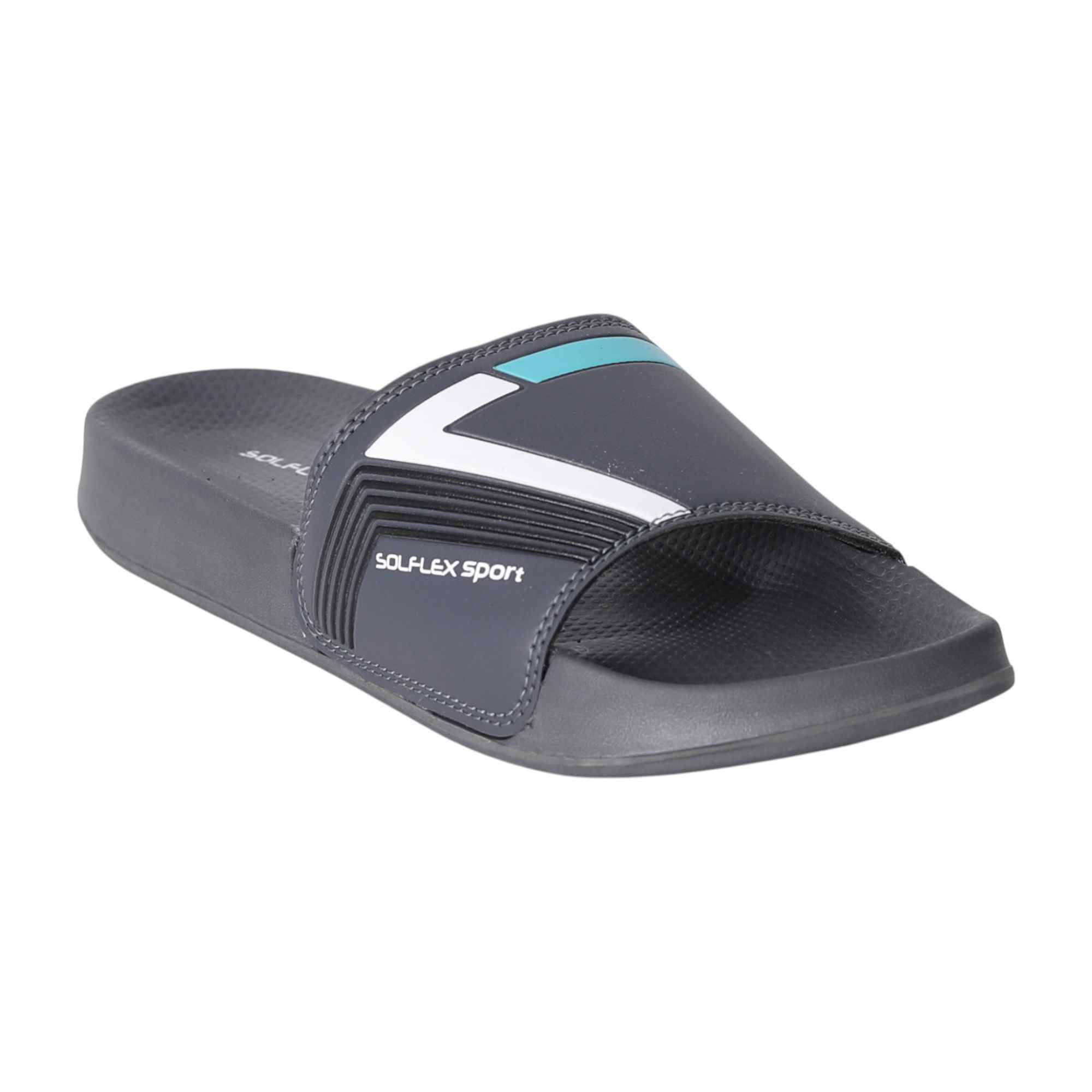 Men Grey Dynamic Sport Slides
