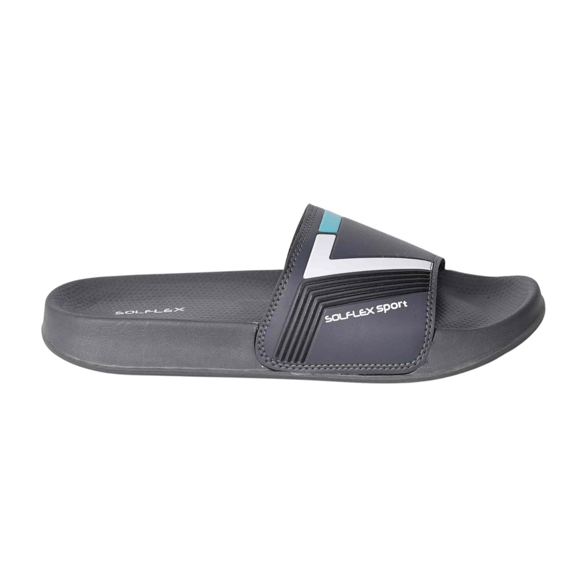 Men Grey Dynamic Sport Slides