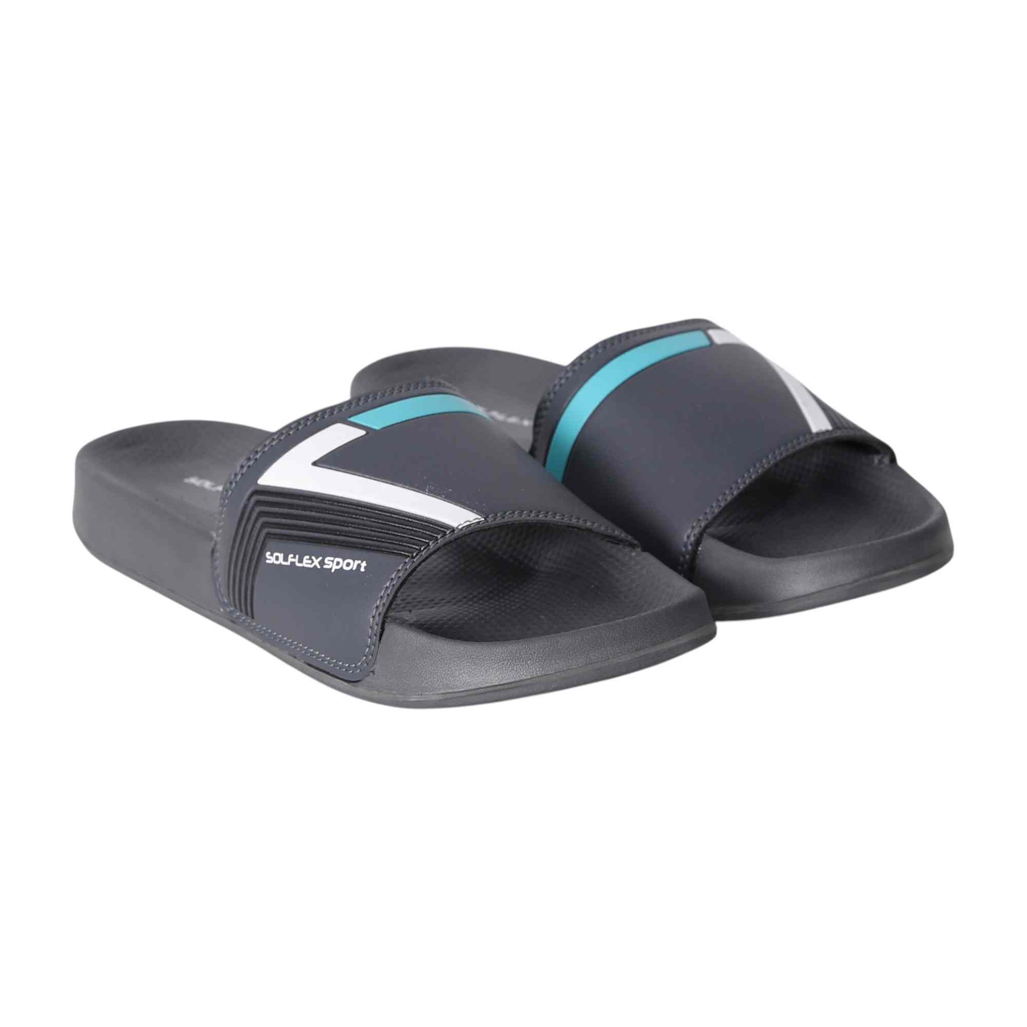 Men Grey Dynamic Sport Slides