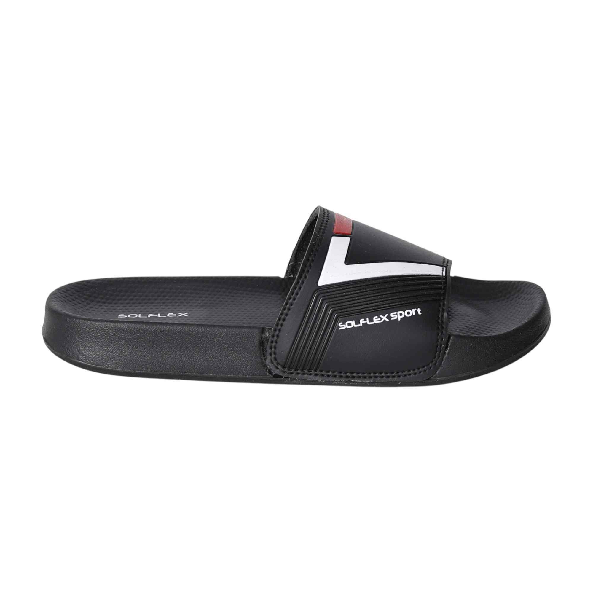 Men Black Dynamic Sport Slides