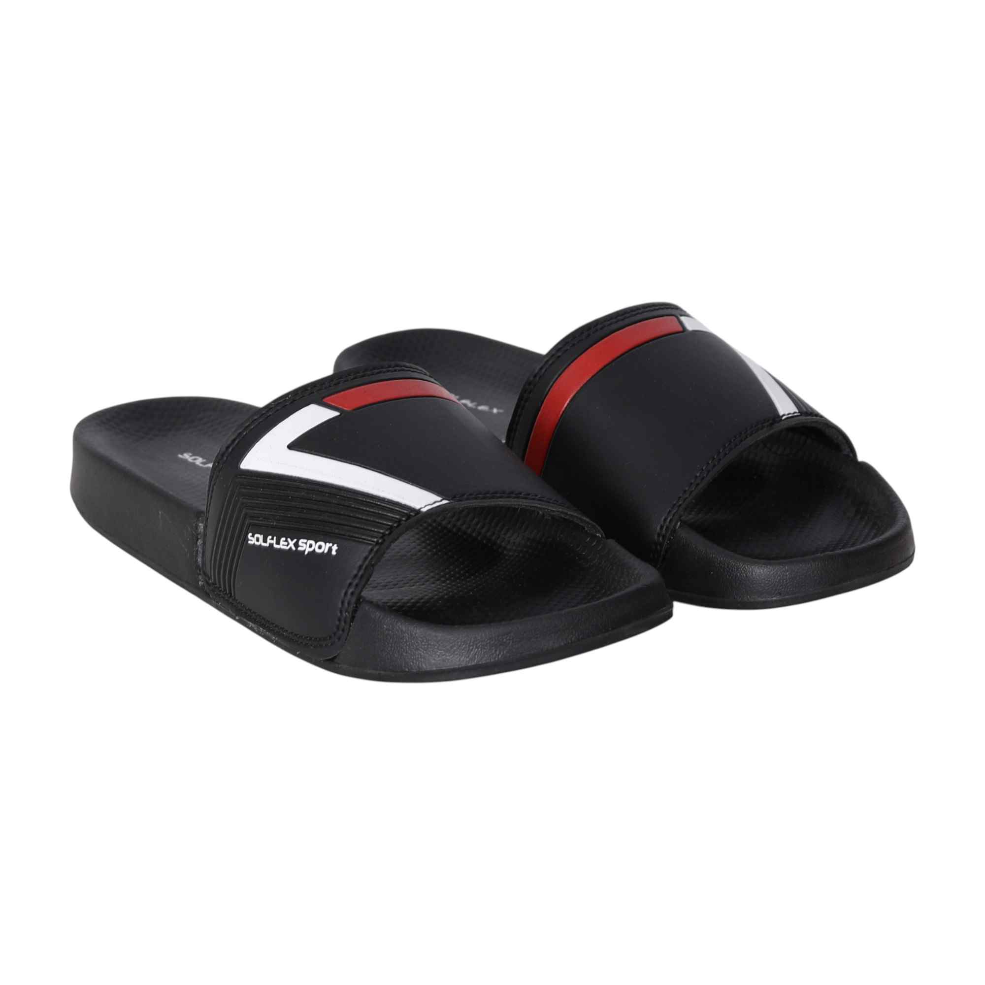 Men Black Dynamic Sport Slides