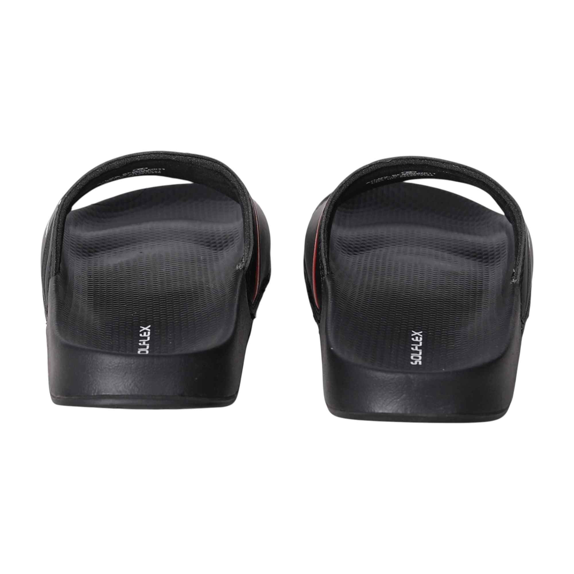 Men Black Dynamic Sport Slides