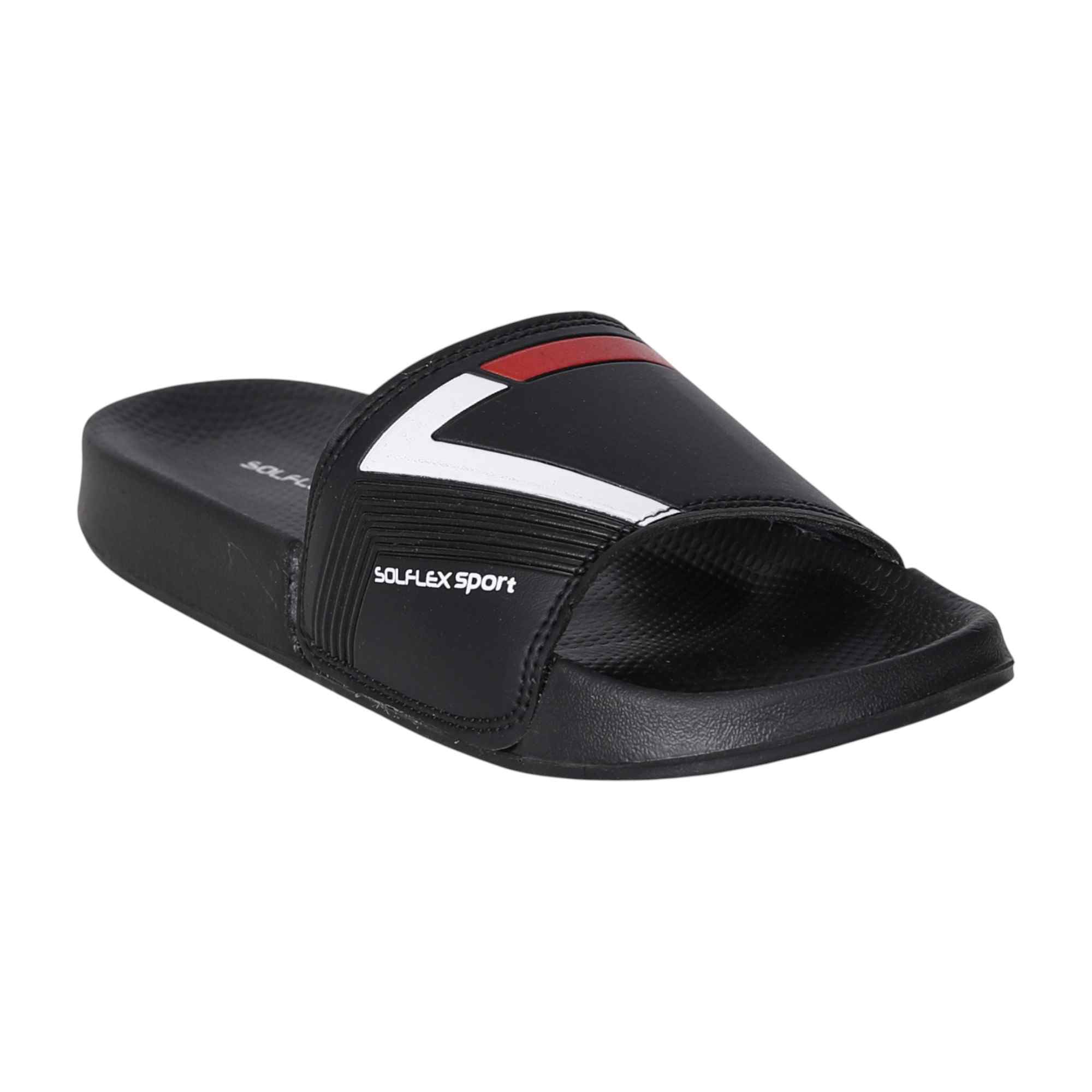 Men Black Dynamic Sport Slides