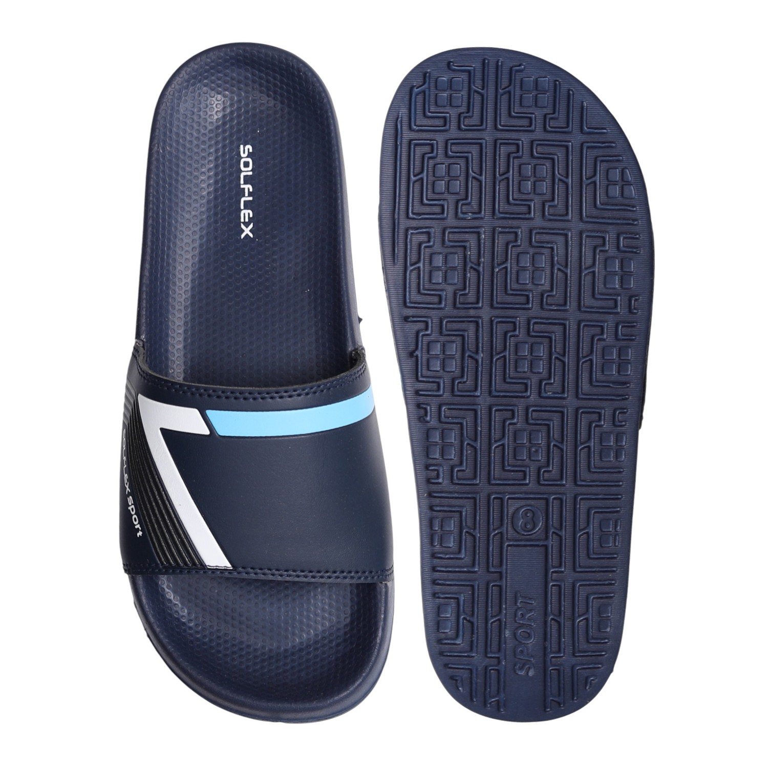Men Navy Dynamic Sport Slides