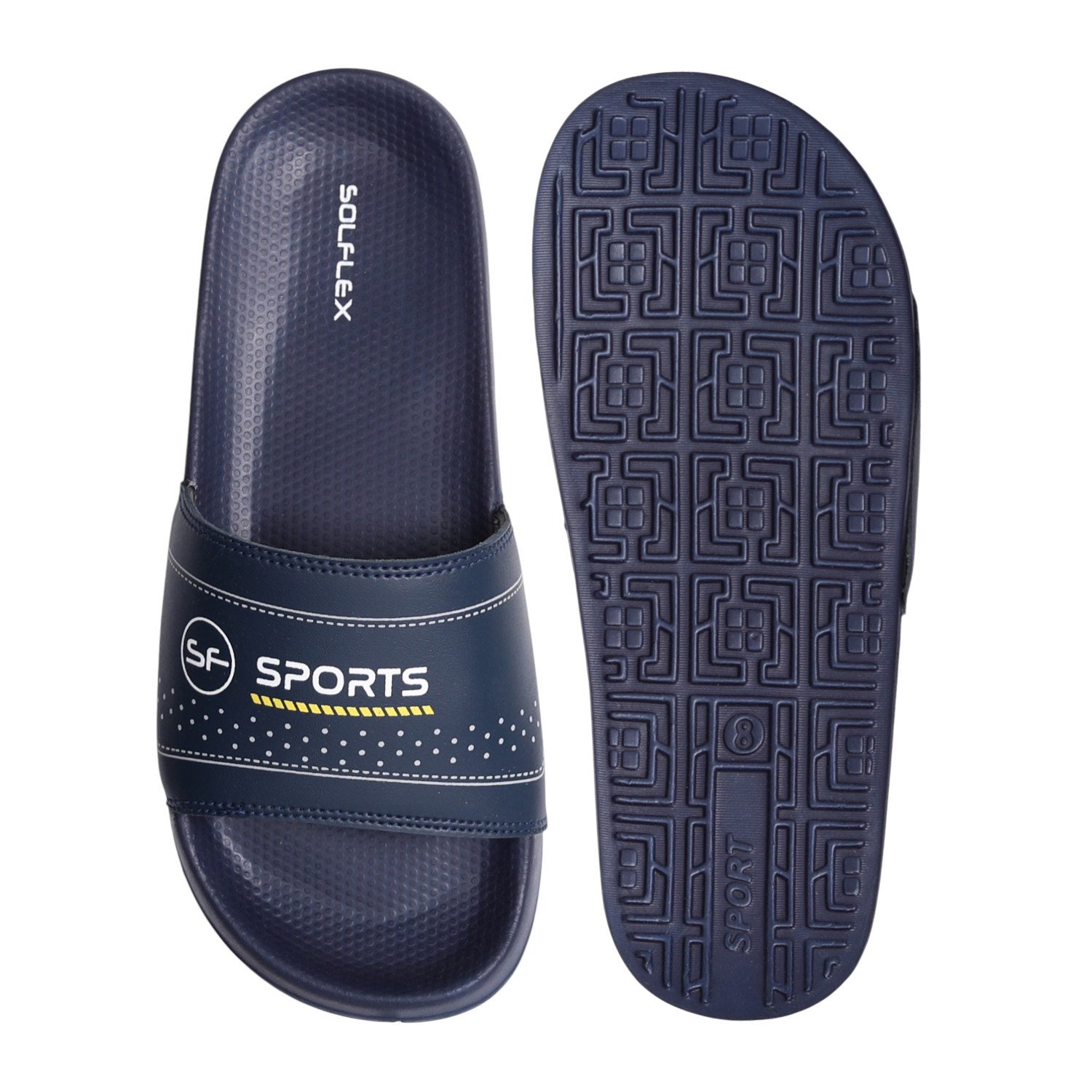 Men Navy Performance Sport Slides