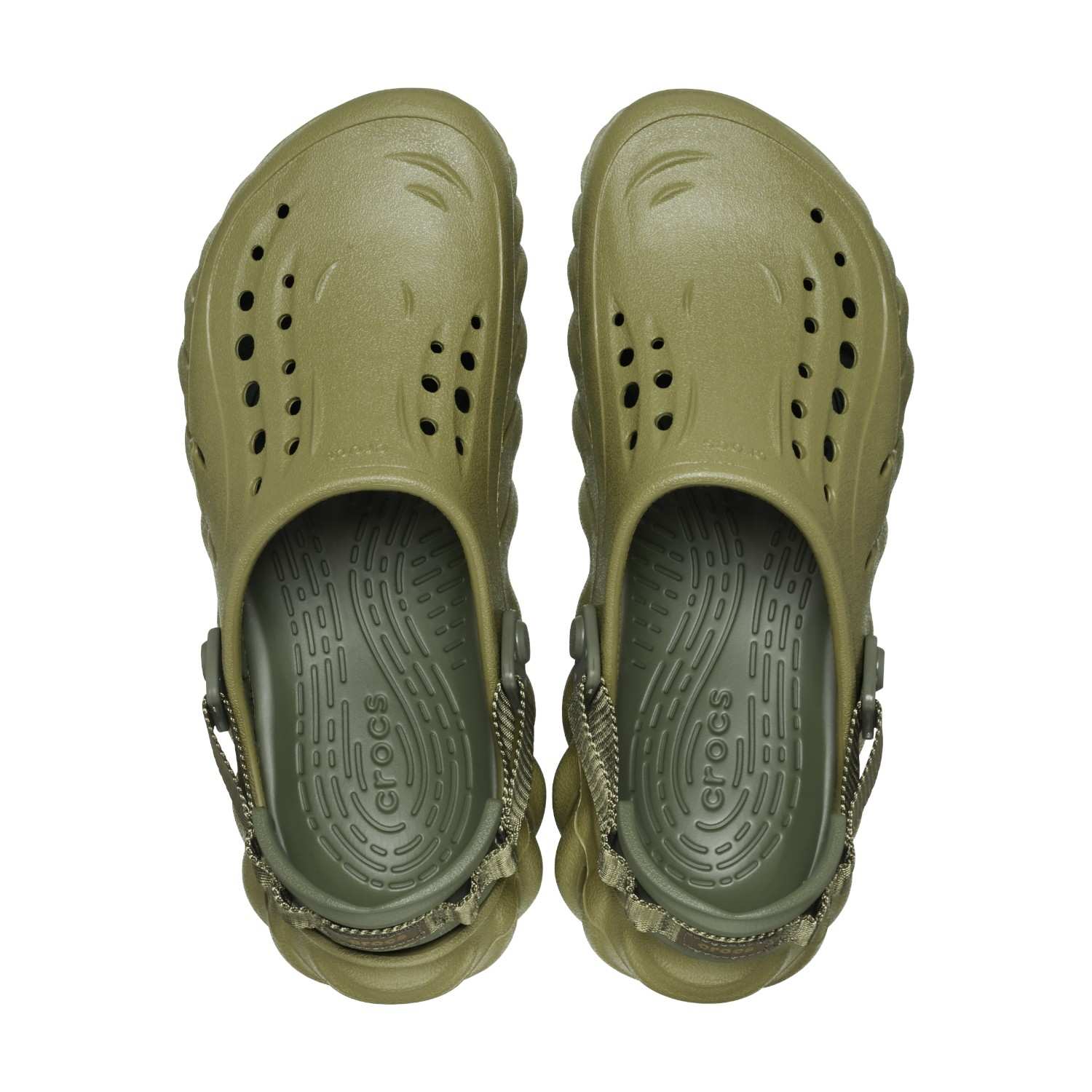 Echo Men Olive Green Clogs