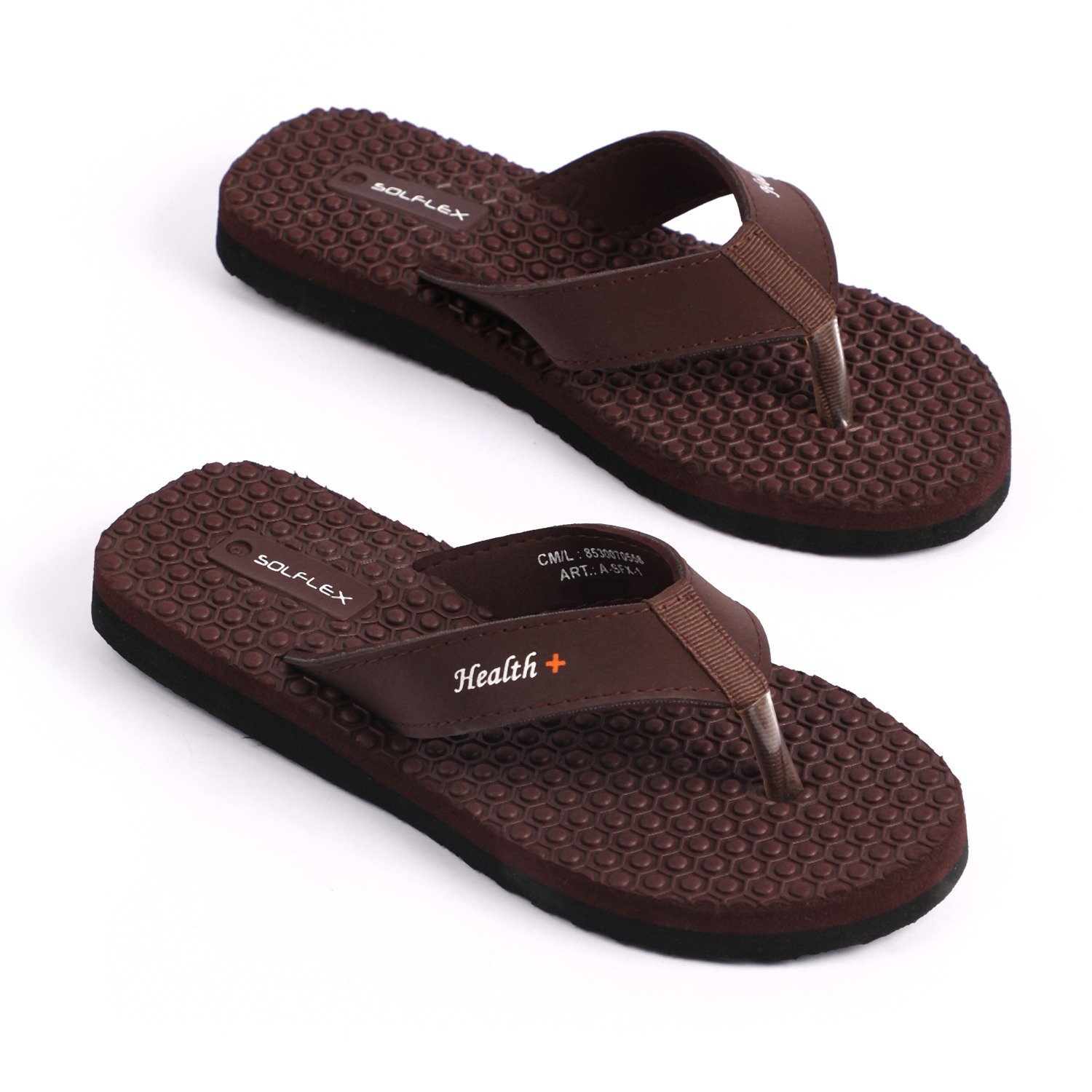 Solflex Women Brown Flip Flops