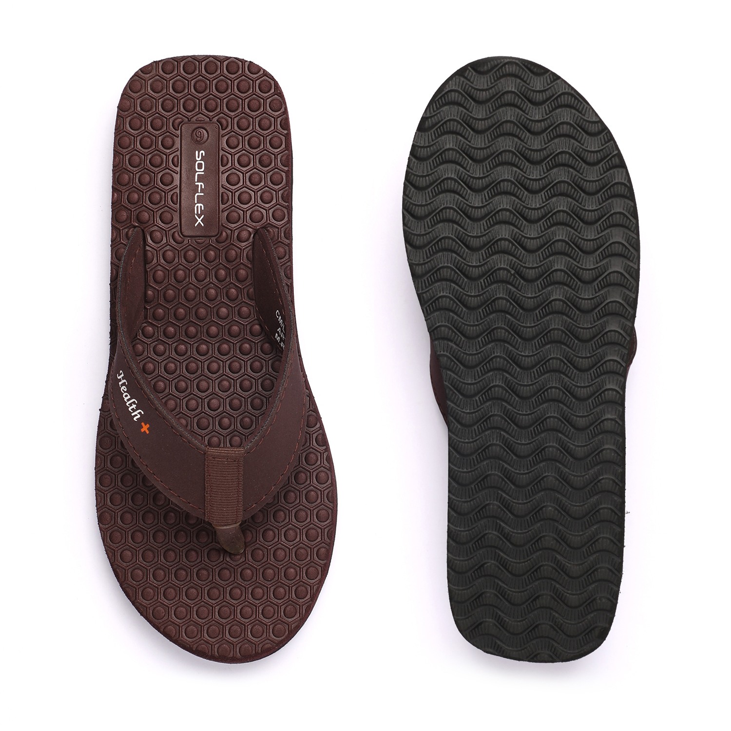 Solflex Women Brown Flip Flops