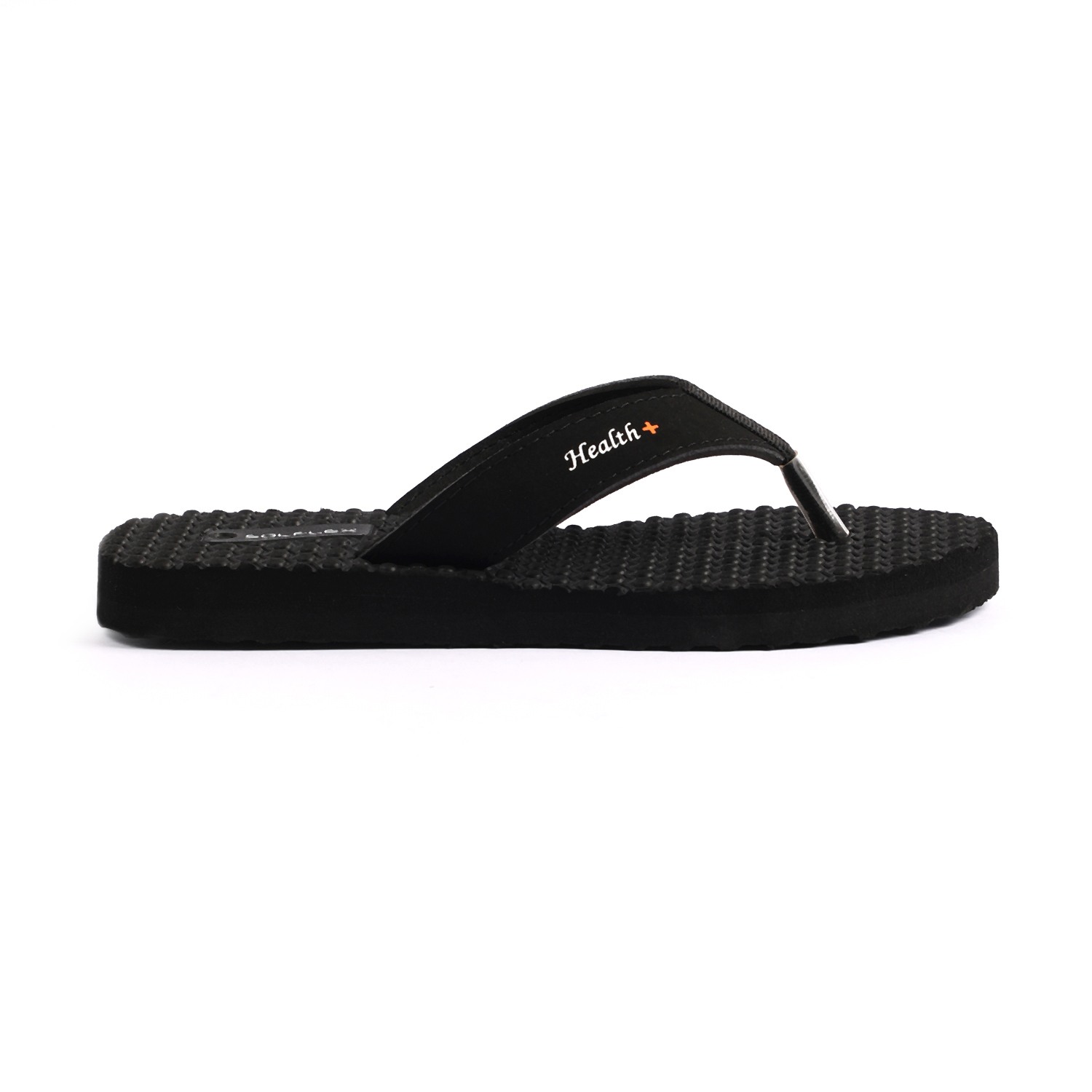 Solflex Women Black Flip Flops