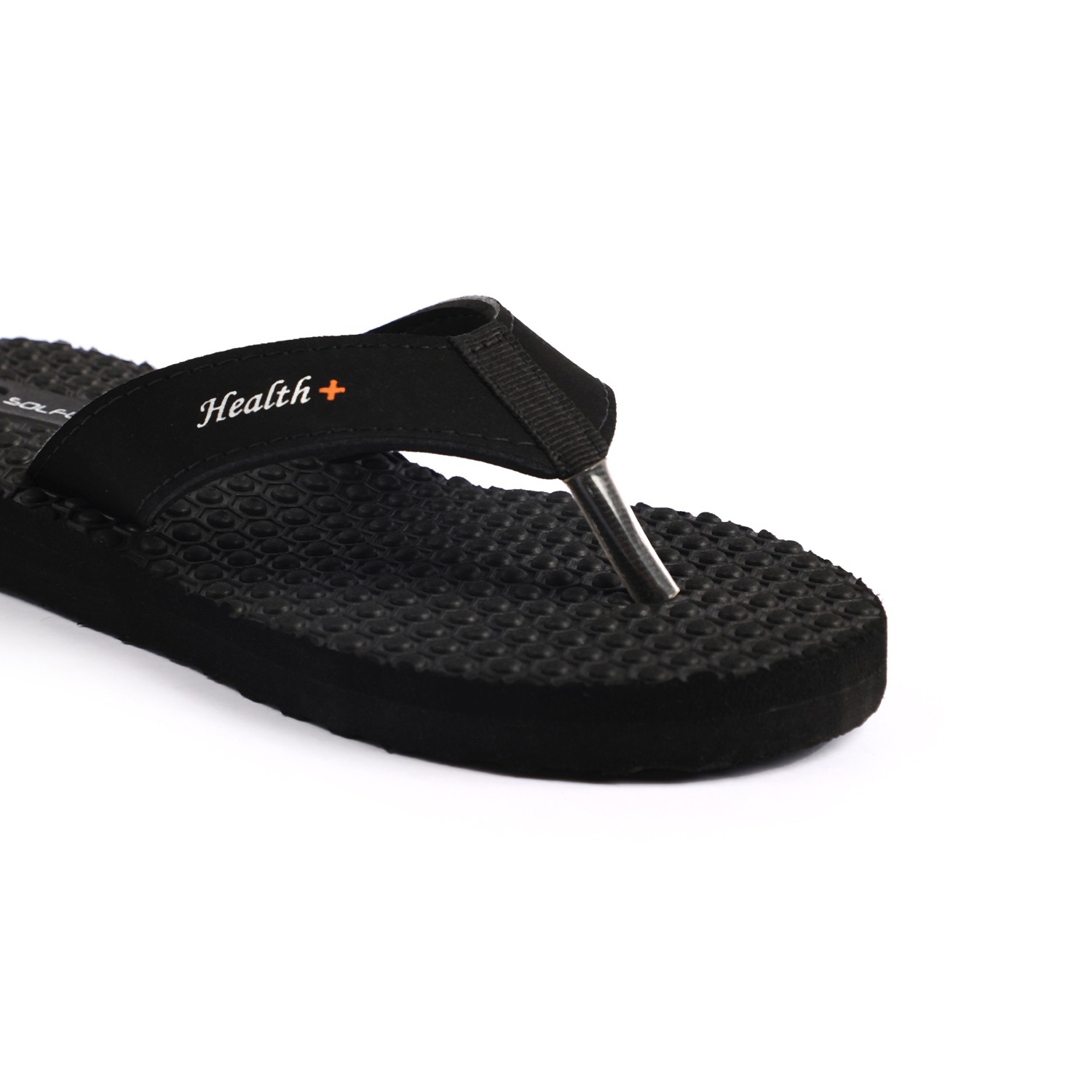 Solflex Women Black Flip Flops