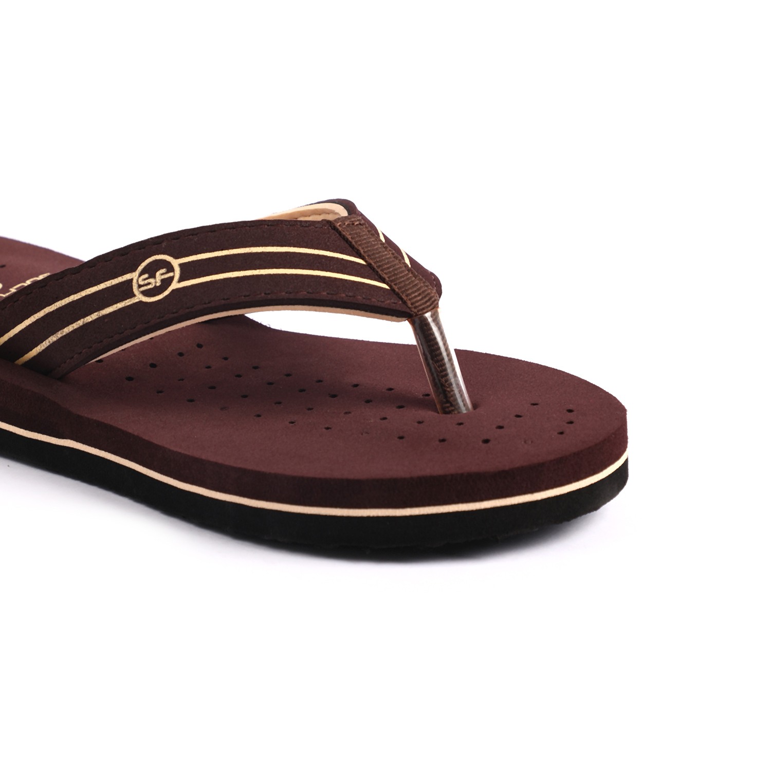 Solflex Women Brown Flip Flops