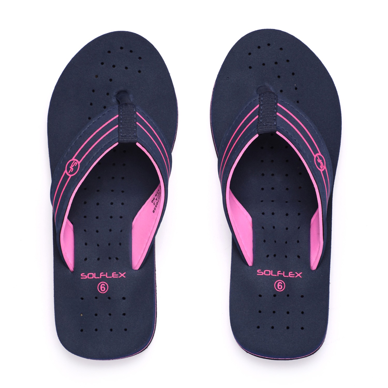 Solflex Women Blue Flip Flops